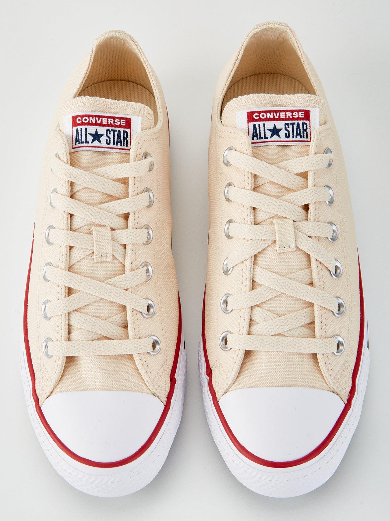 Image 4 of 6 of Converse Mens Ox Trainers - Off White