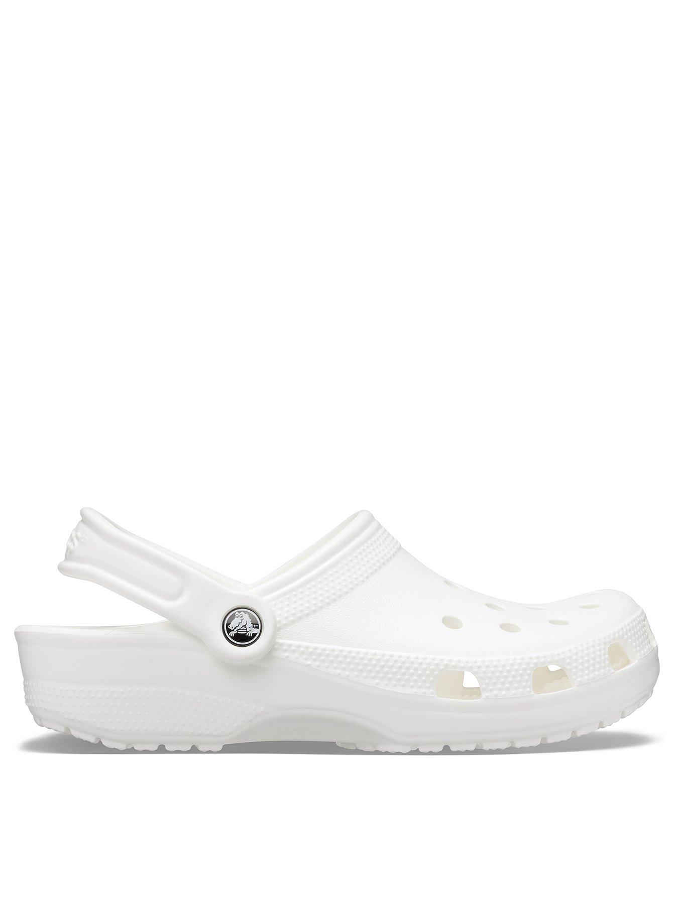  image of crocs-mens-classic-clog-sandal-white