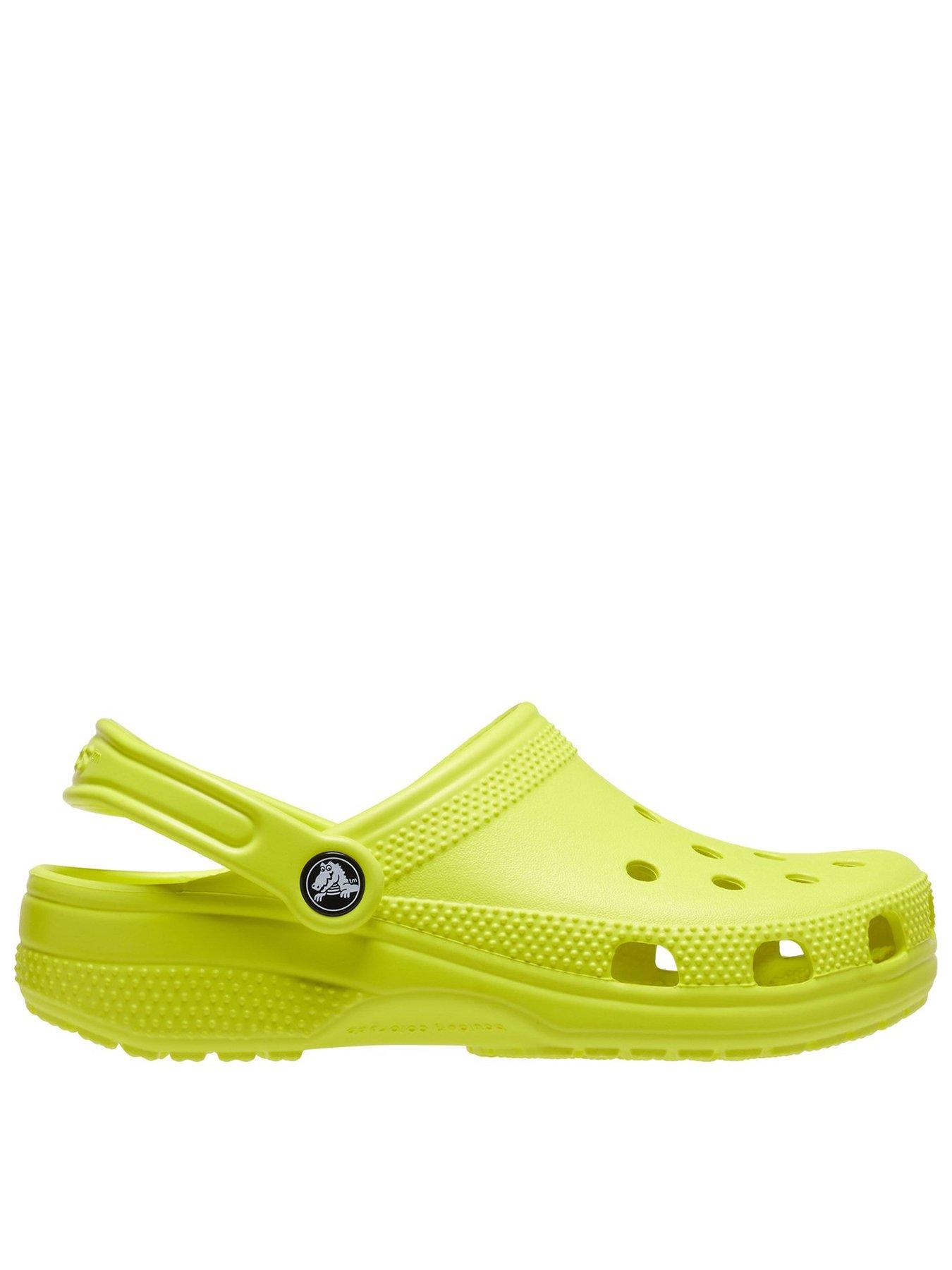 Crocs Men s Classic Clog Sandal Acidity Yellow littlewoods