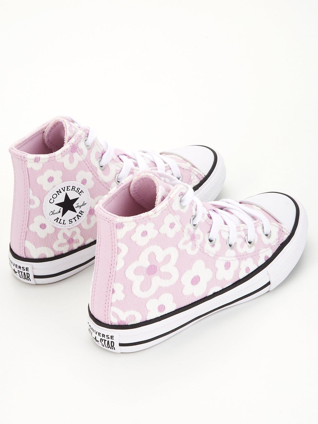 Kids Girls Hi Top Trainer Lilac