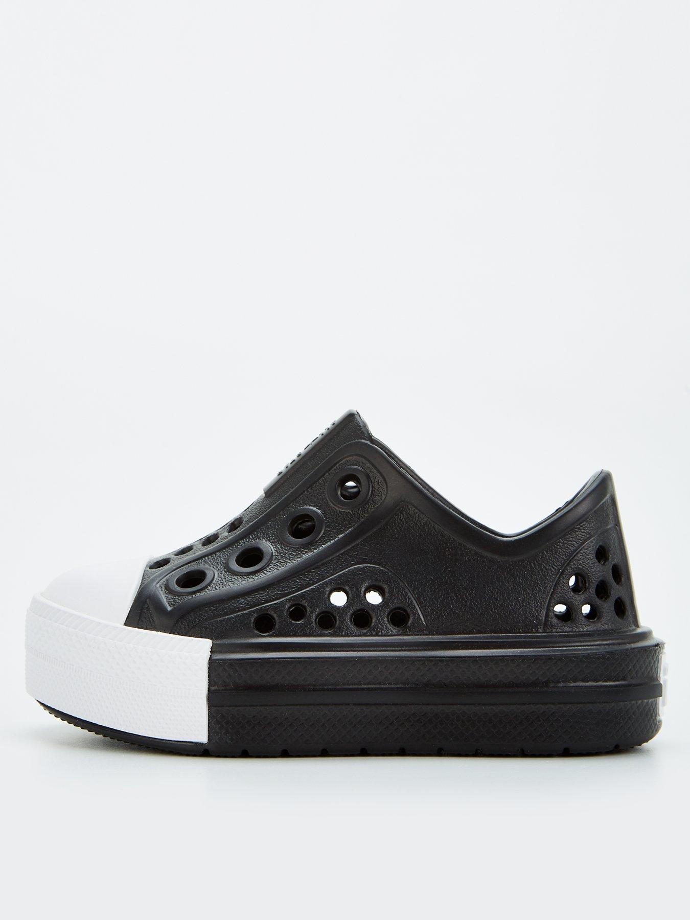 undefined Infant Unisex Play Lite Cx Foundational Slip Trainers - Black/White