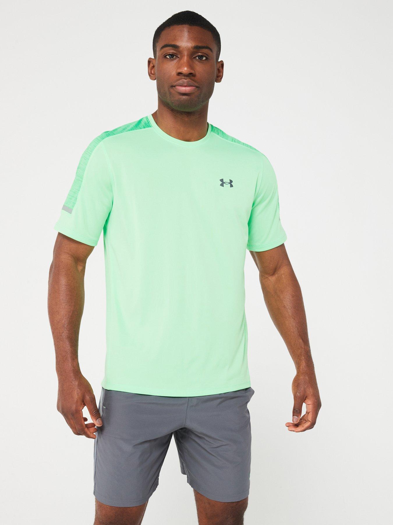 Mens green under shop armour t shirt