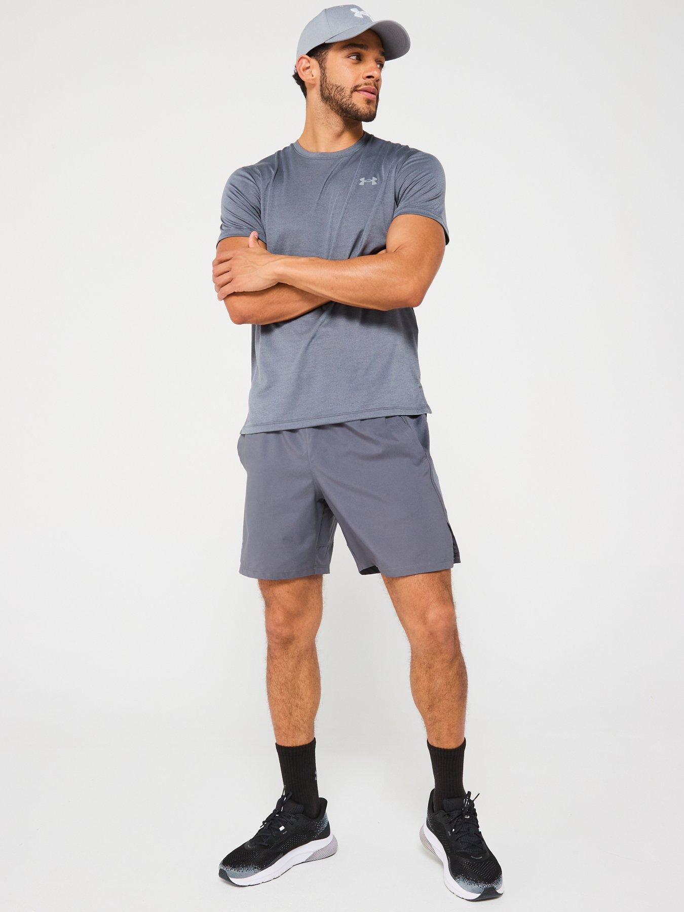  image of under-armour-mens-running-streaker-t-shirt-grey
