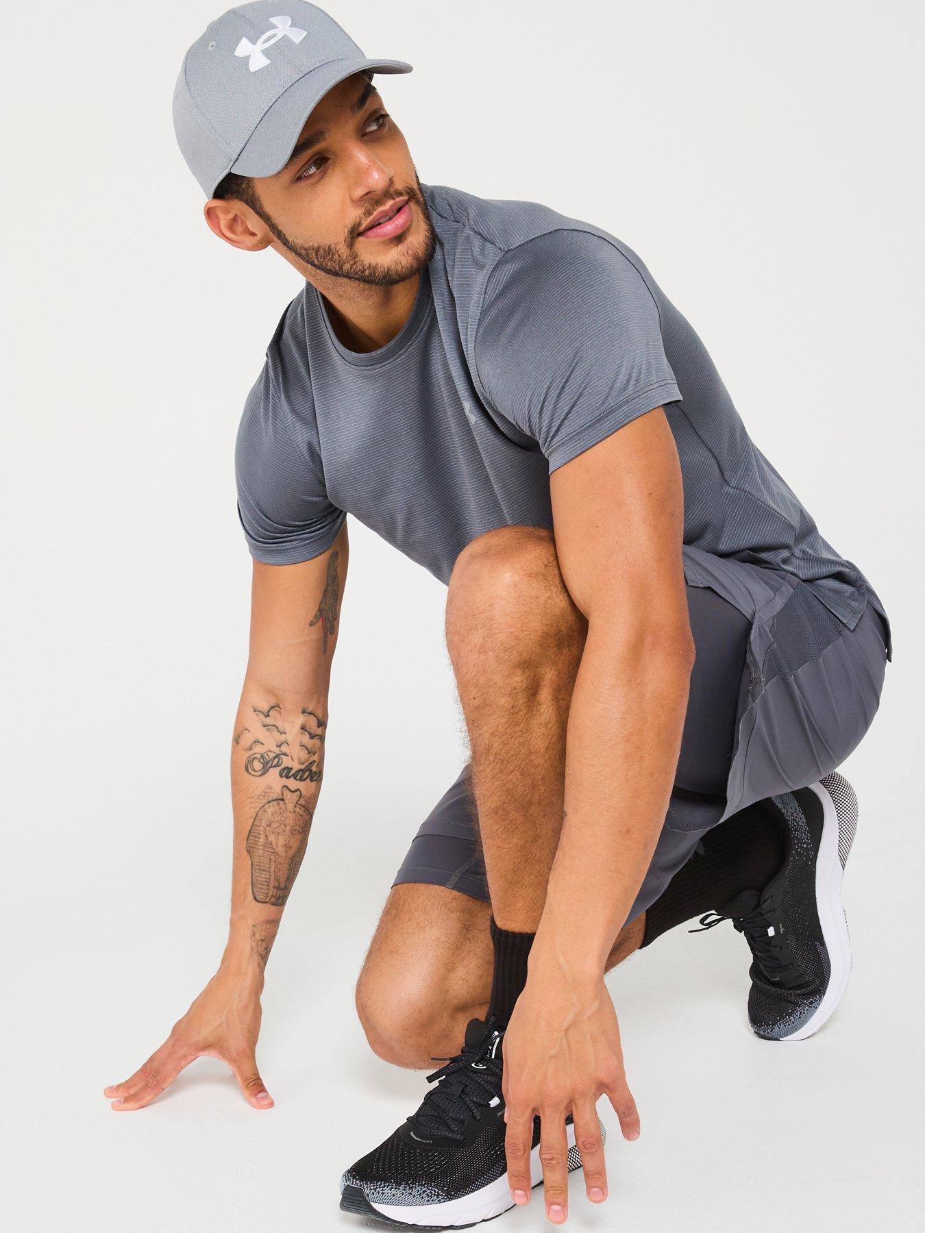  image of under-armour-mens-running-streaker-t-shirt-grey