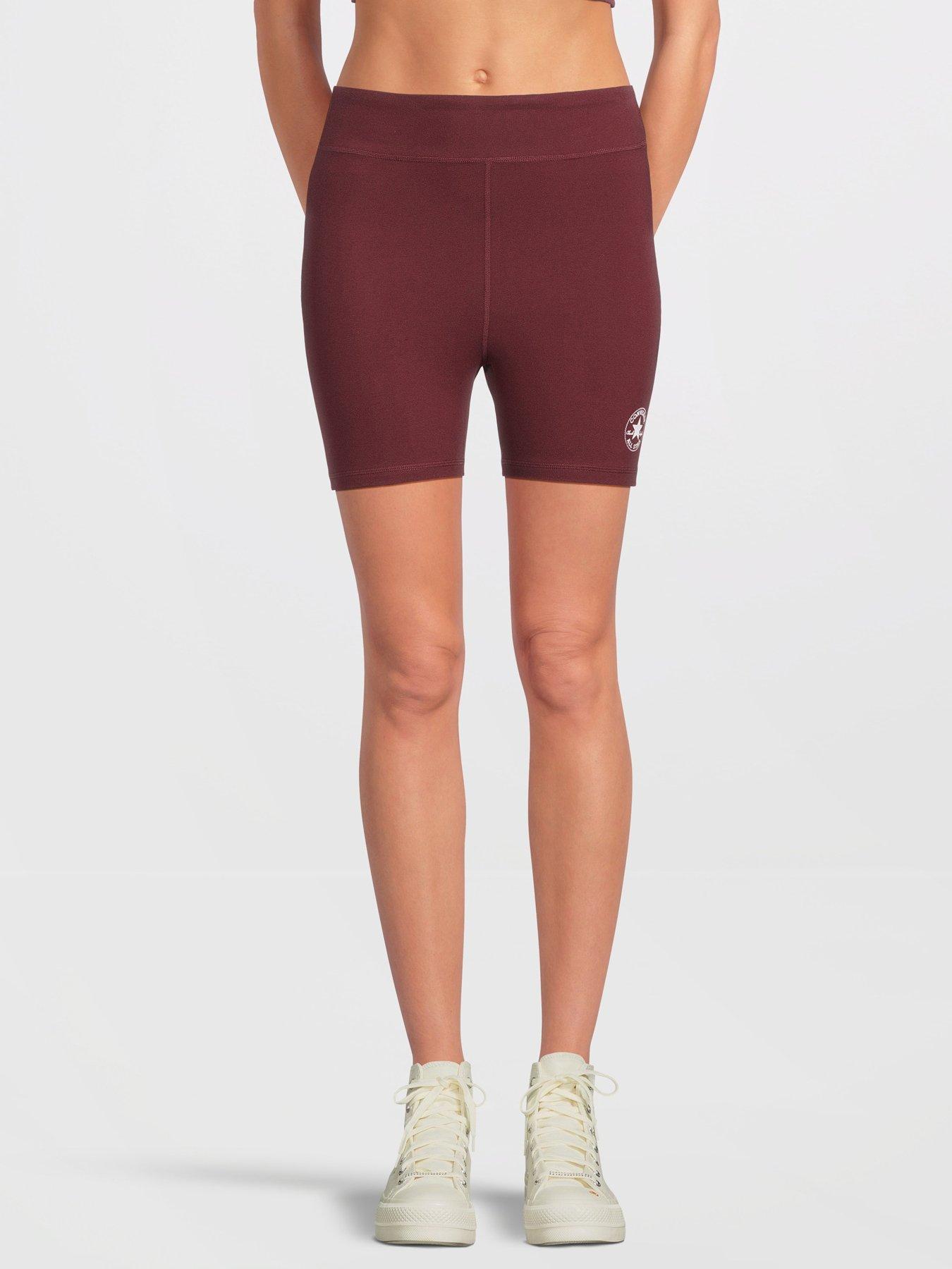 Burgundy converse shorts best sale