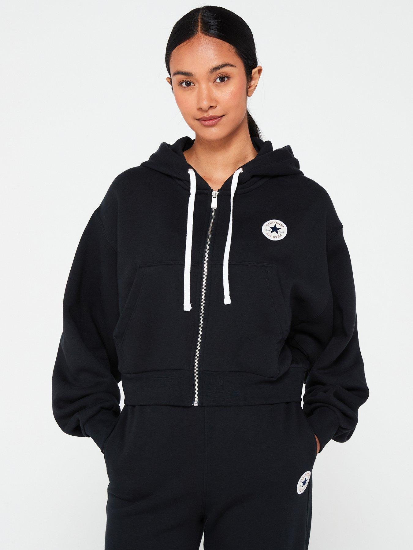 Womens black shop converse hoodie