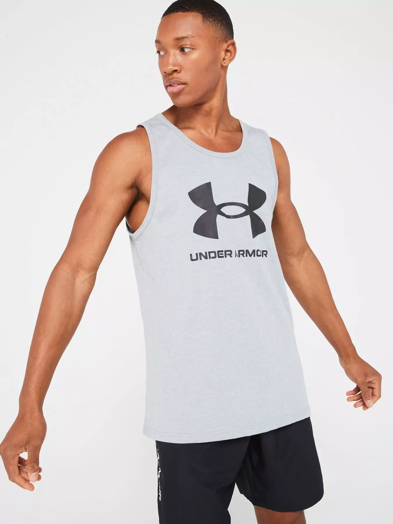  Under Armour UA Sportstyle Tri-Blend LG Black