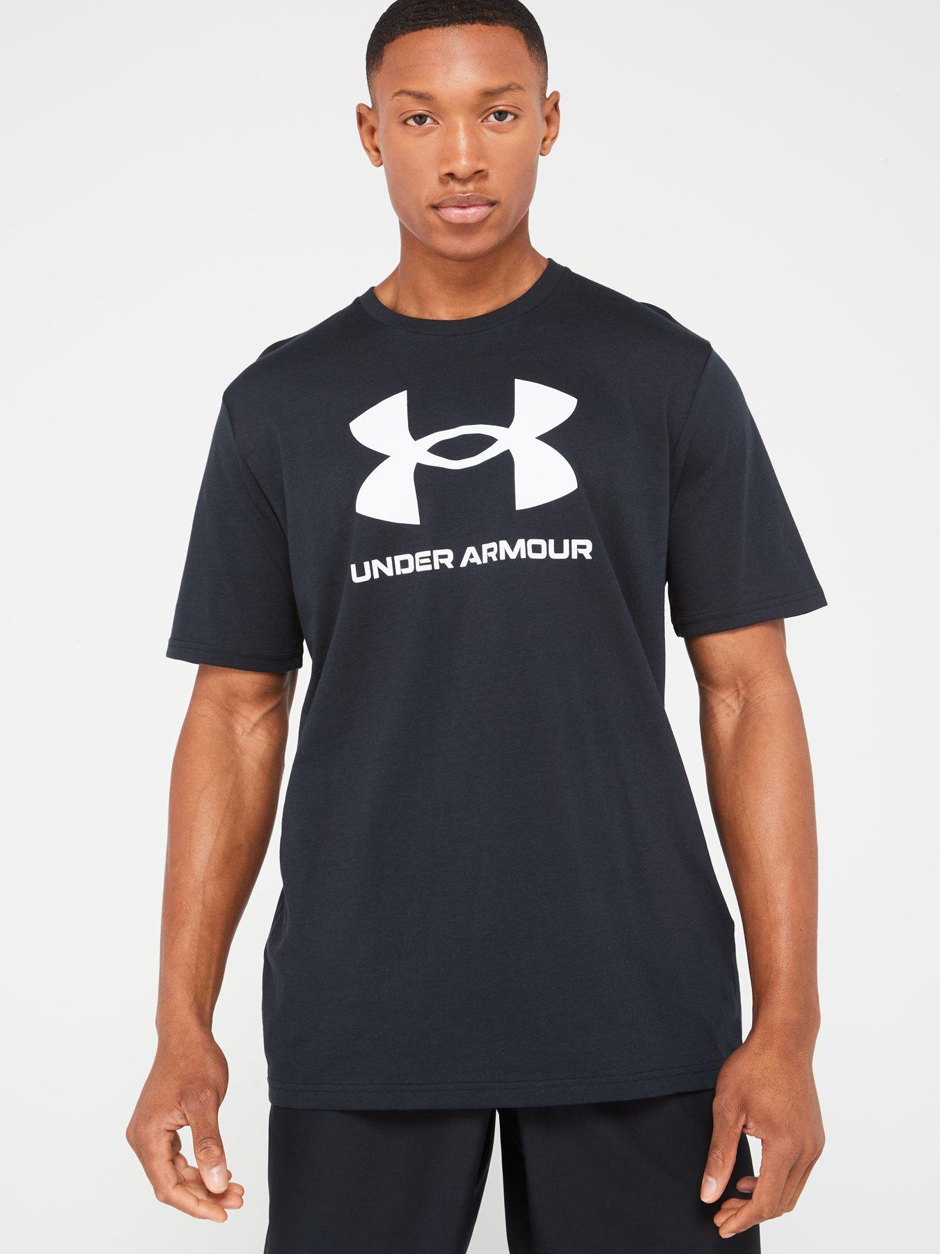 undefined Men's Training Sportstyle Logo T-Shirt - Black/White