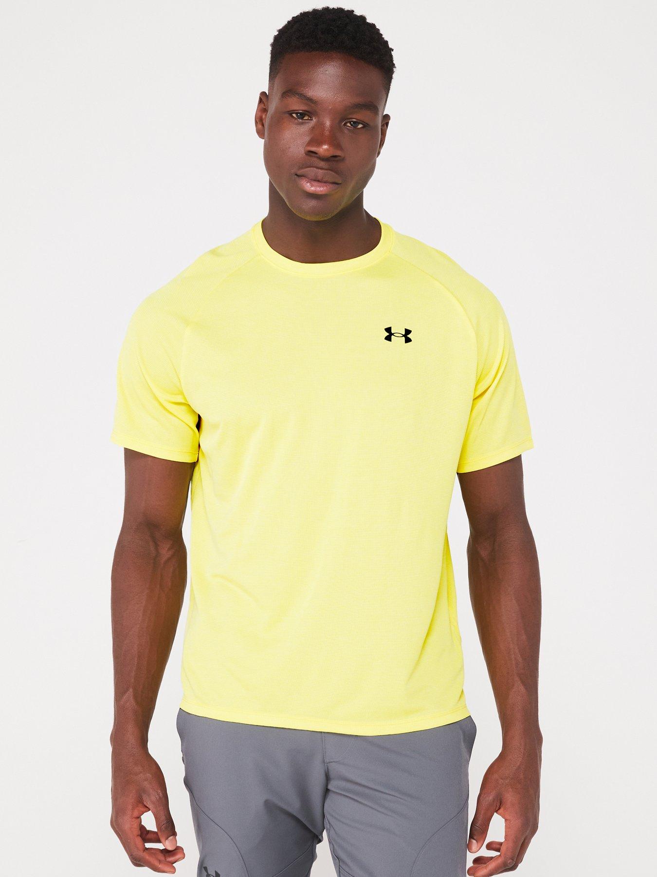 under-armour-mens-training-ua-tech-textured-t-shirt-yellowblack