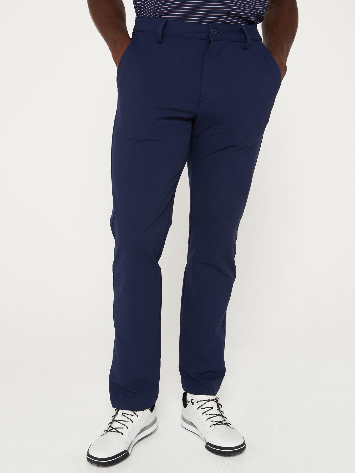 UNDER ARMOUR Men's Golf Tech Tapered Trousers - Navy
