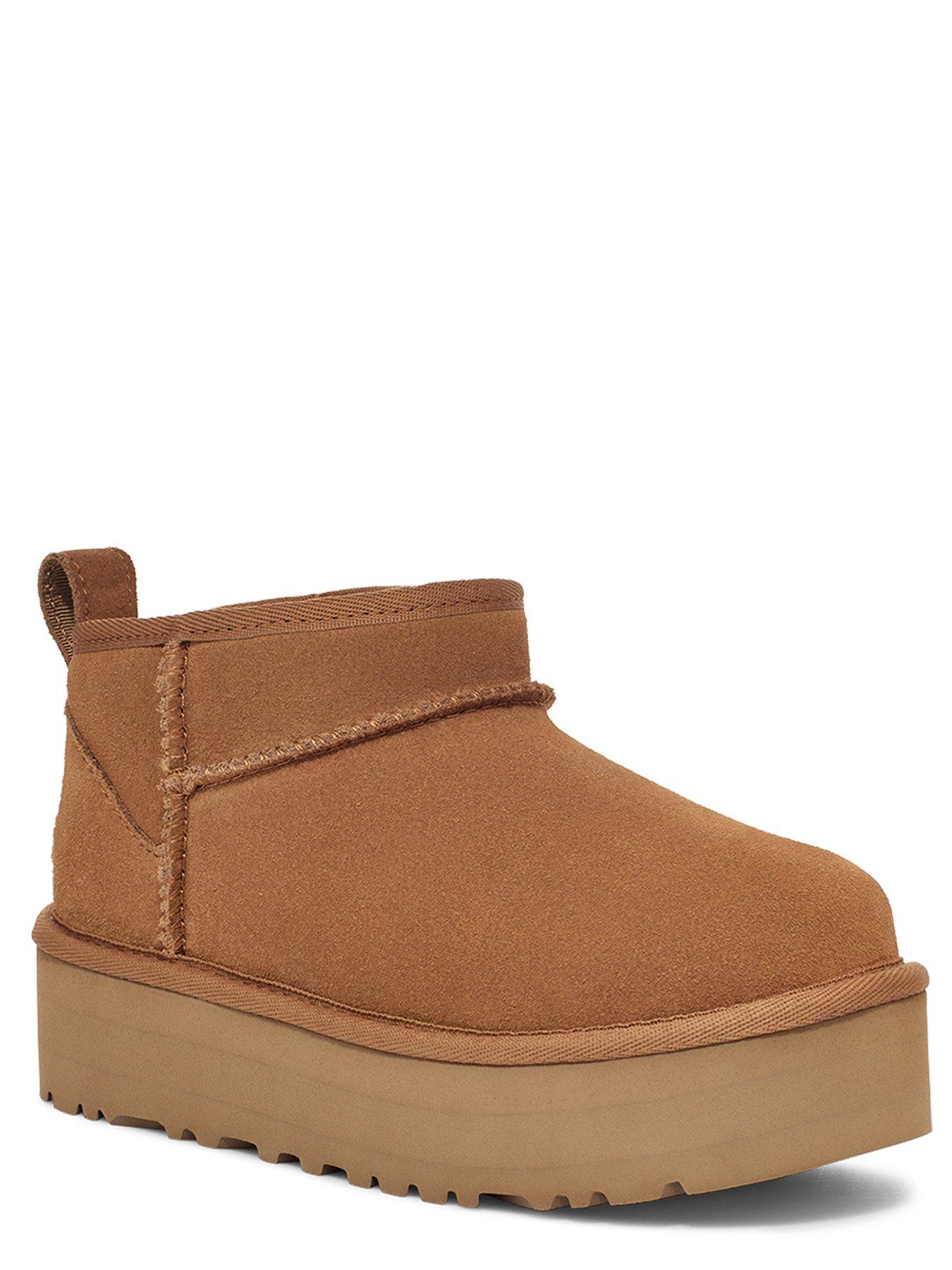 UGG Kids' Classic Ultra Mini Platform Chestnut Littlewoods