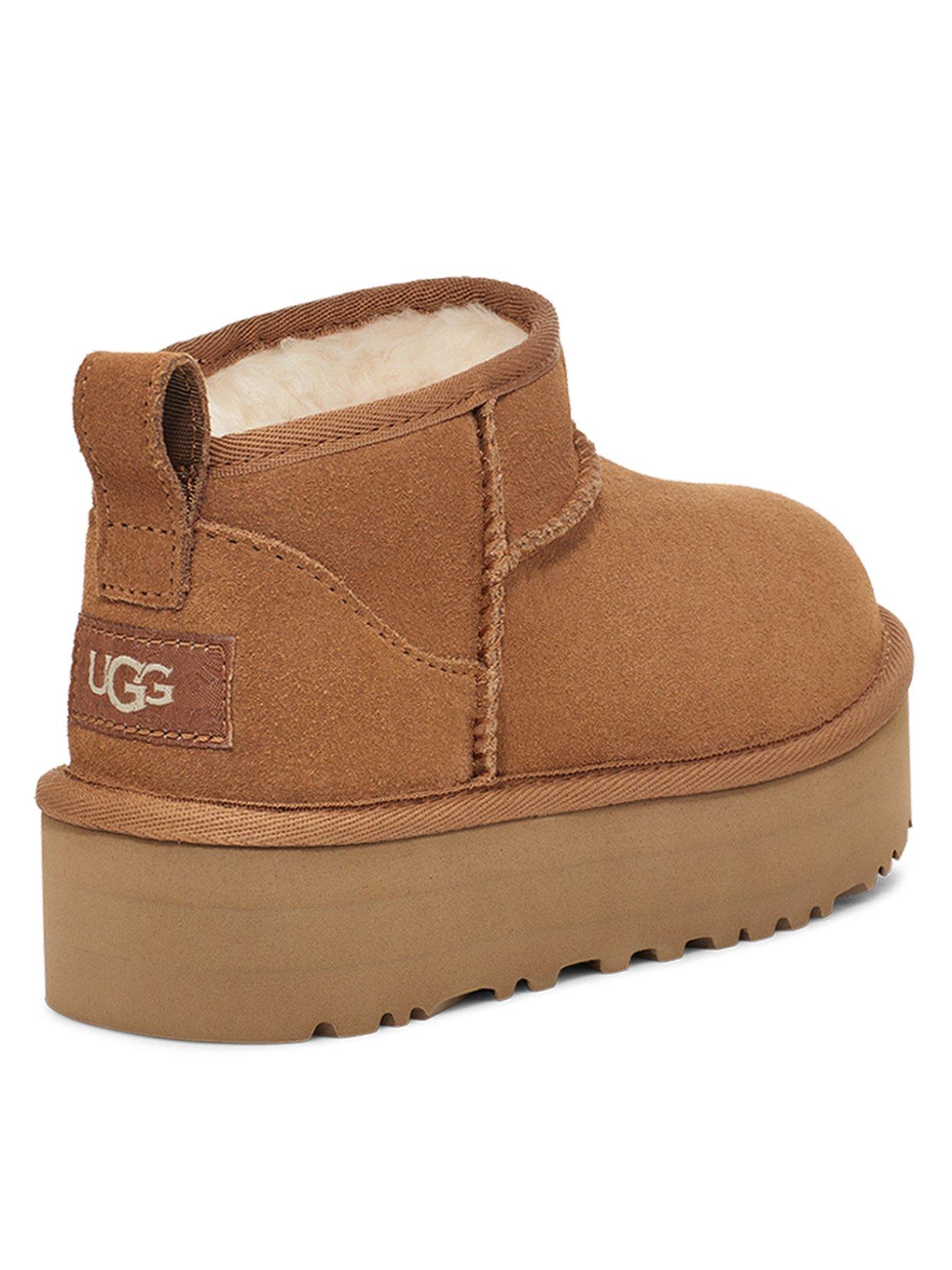 Image 3 of 6 of UGG Junior Classic Ultra Mini Platform Boot - Chestnut