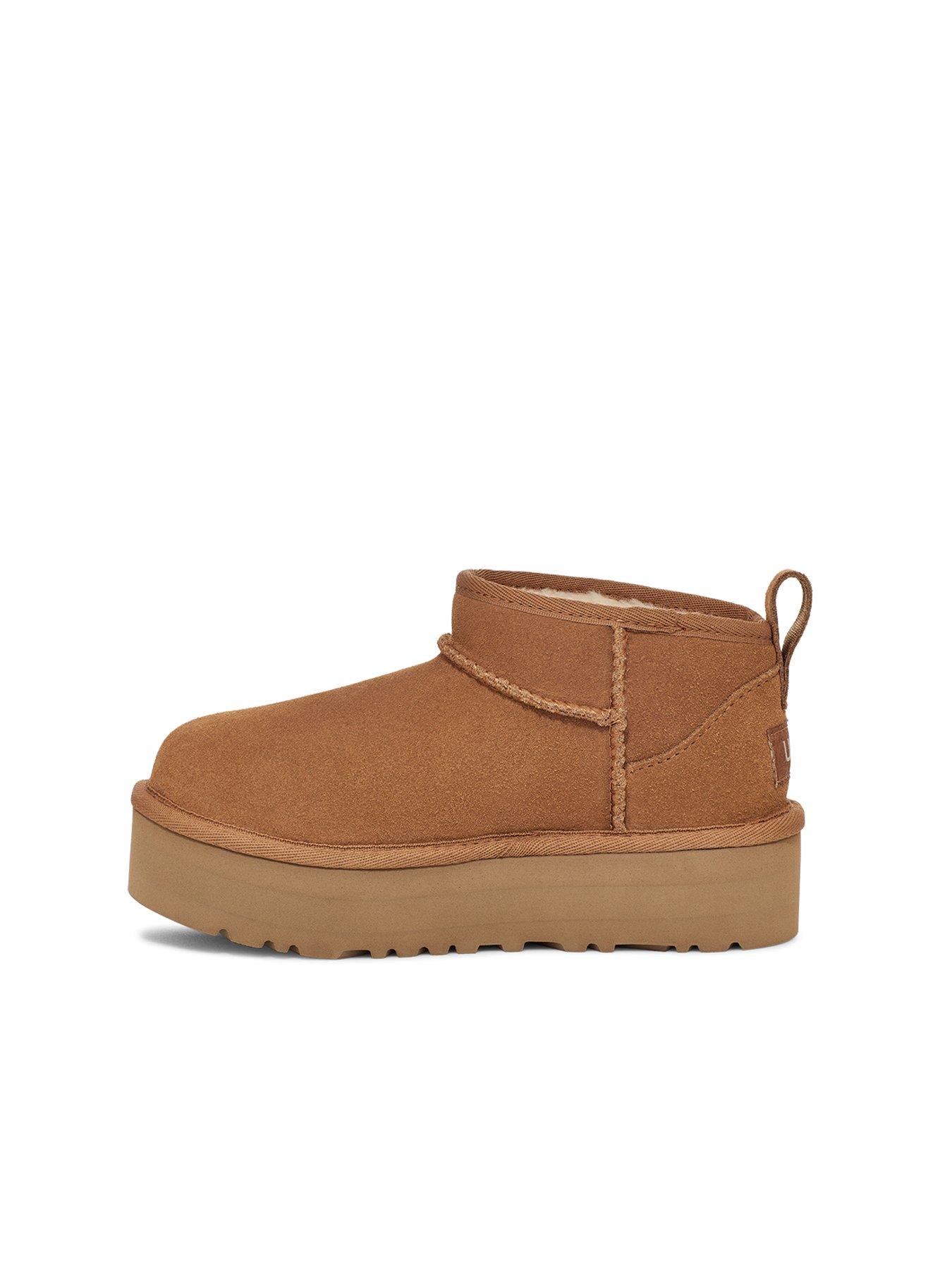  image of ugg-kids-classic-ultra-mini-platform-boot-chestnut