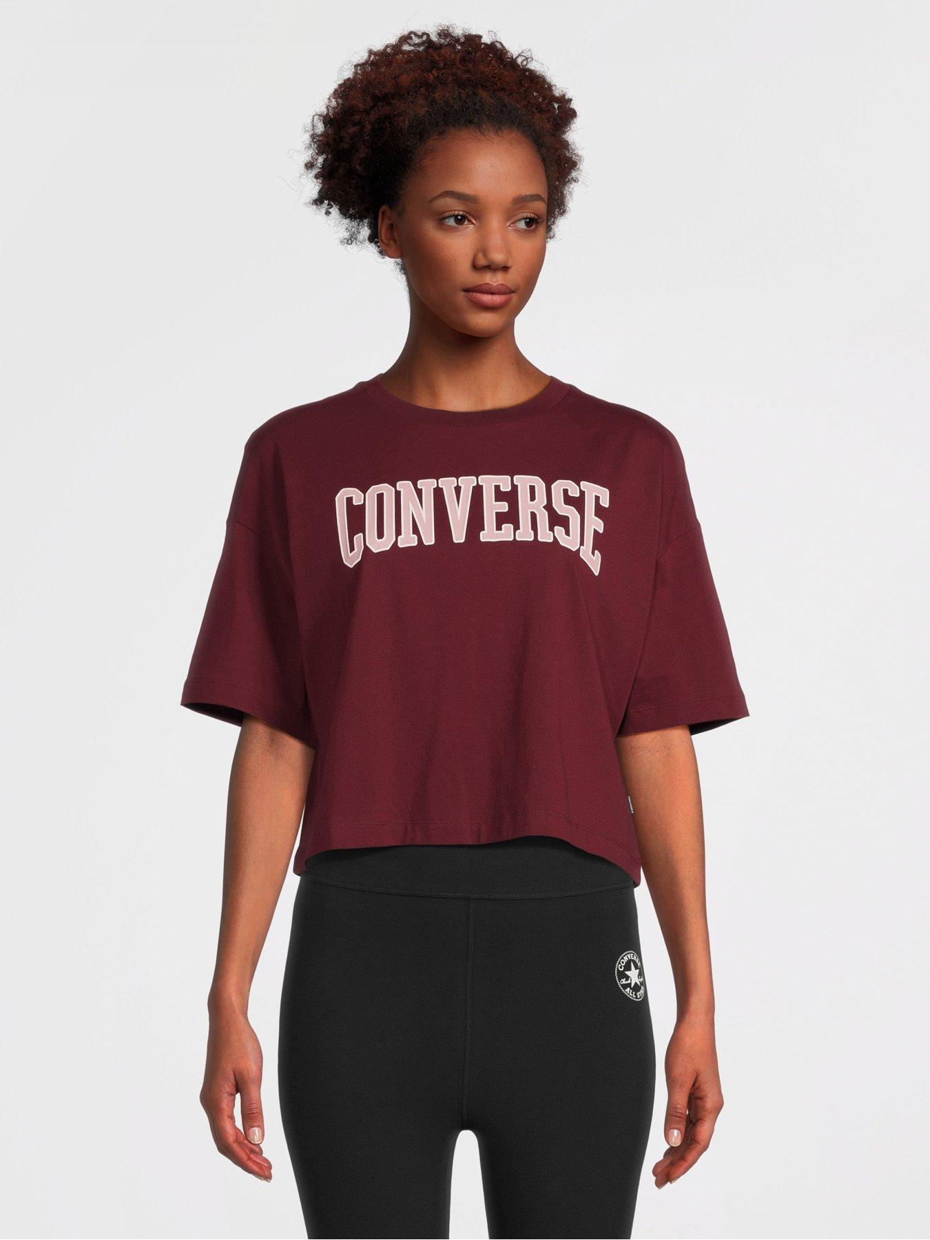 converse maroon shirt