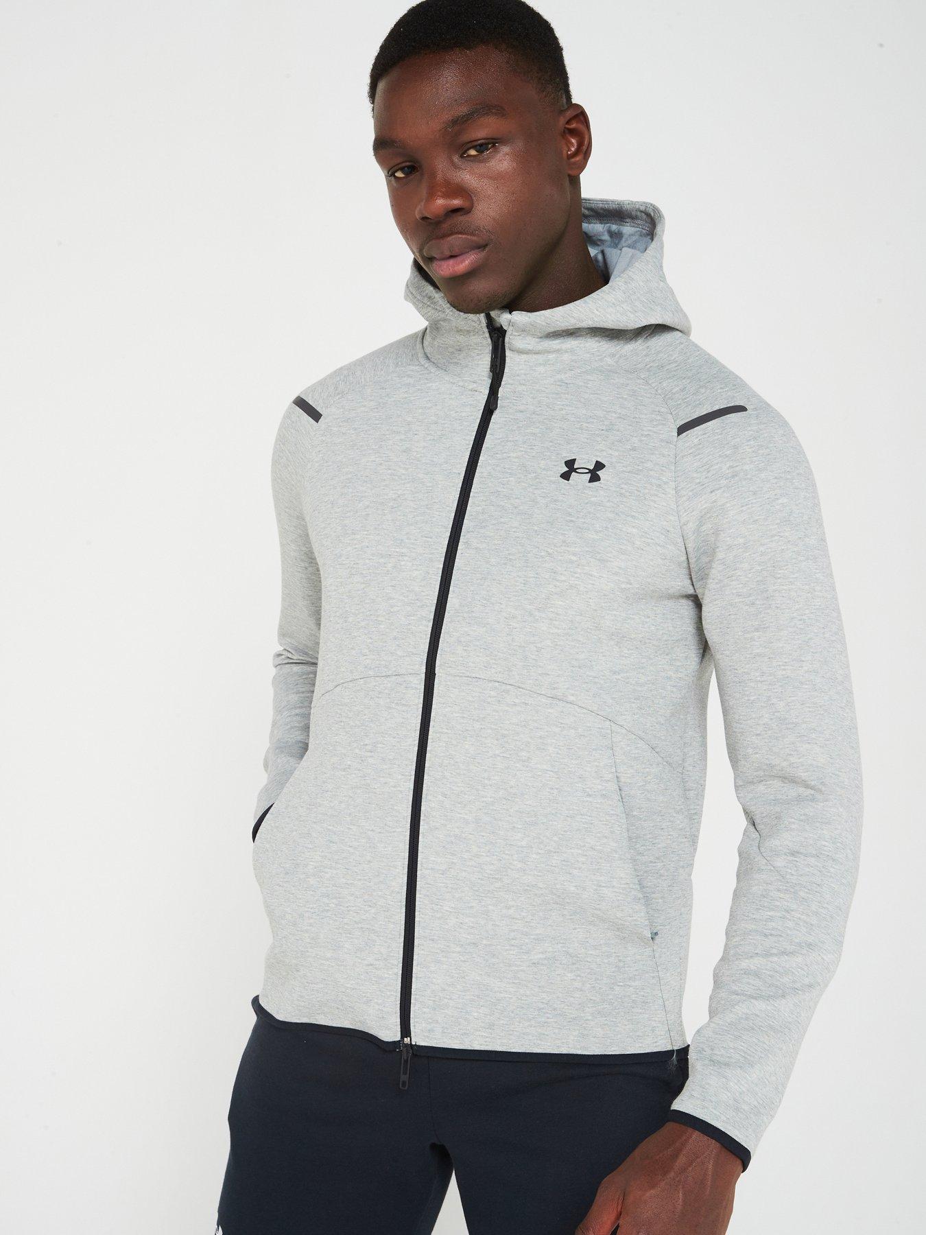 UNDER ARMOUR Mens Unstoppable Fleece Hoodie - Black