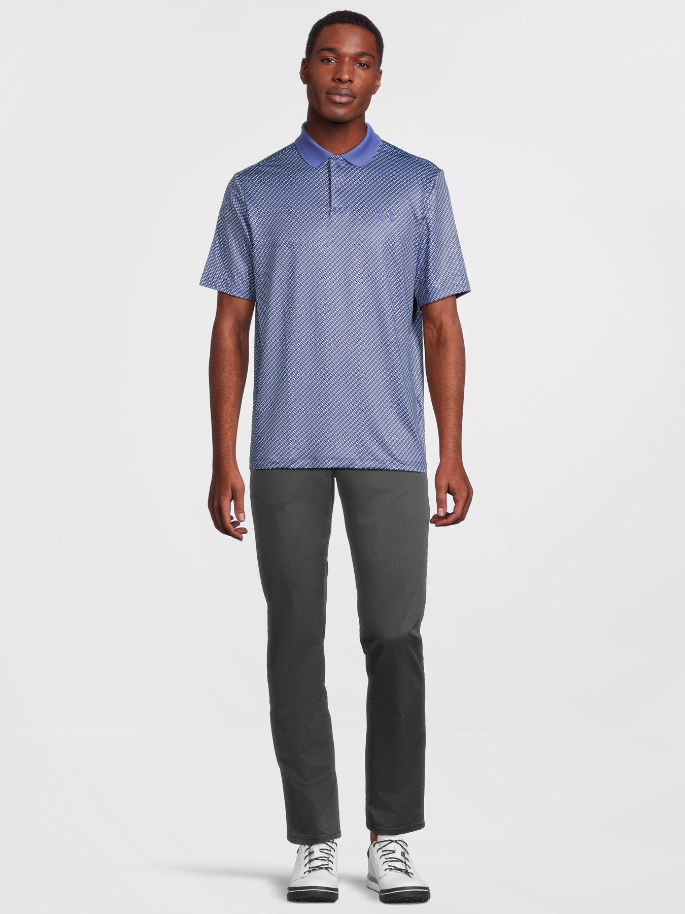  image of under-armour-mens-golf-performance-30-printed-polo-blue