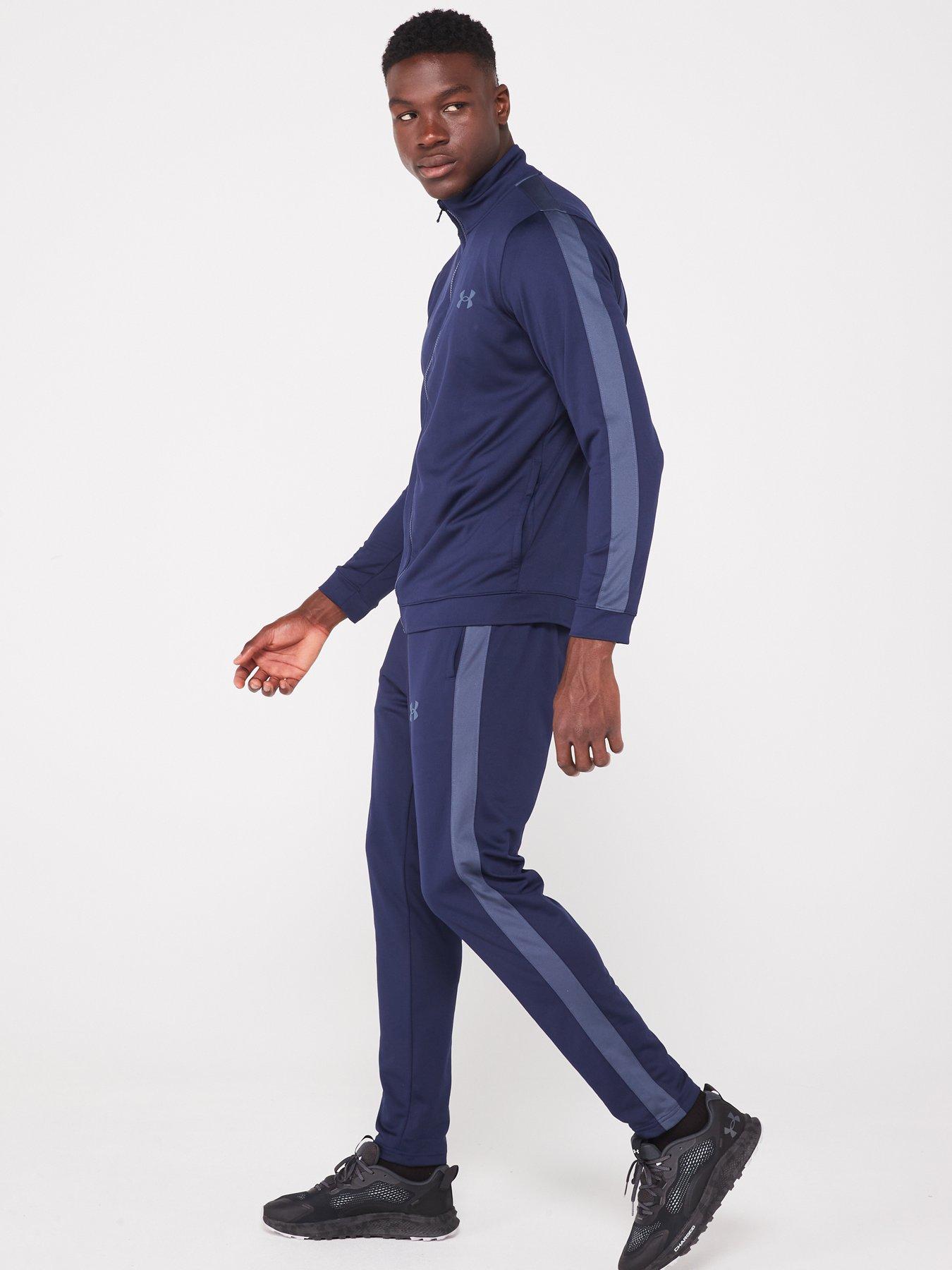 Image 6 of 6 of UNDER ARMOUR Men's Training Knit Tracksuit - Navy/Grey