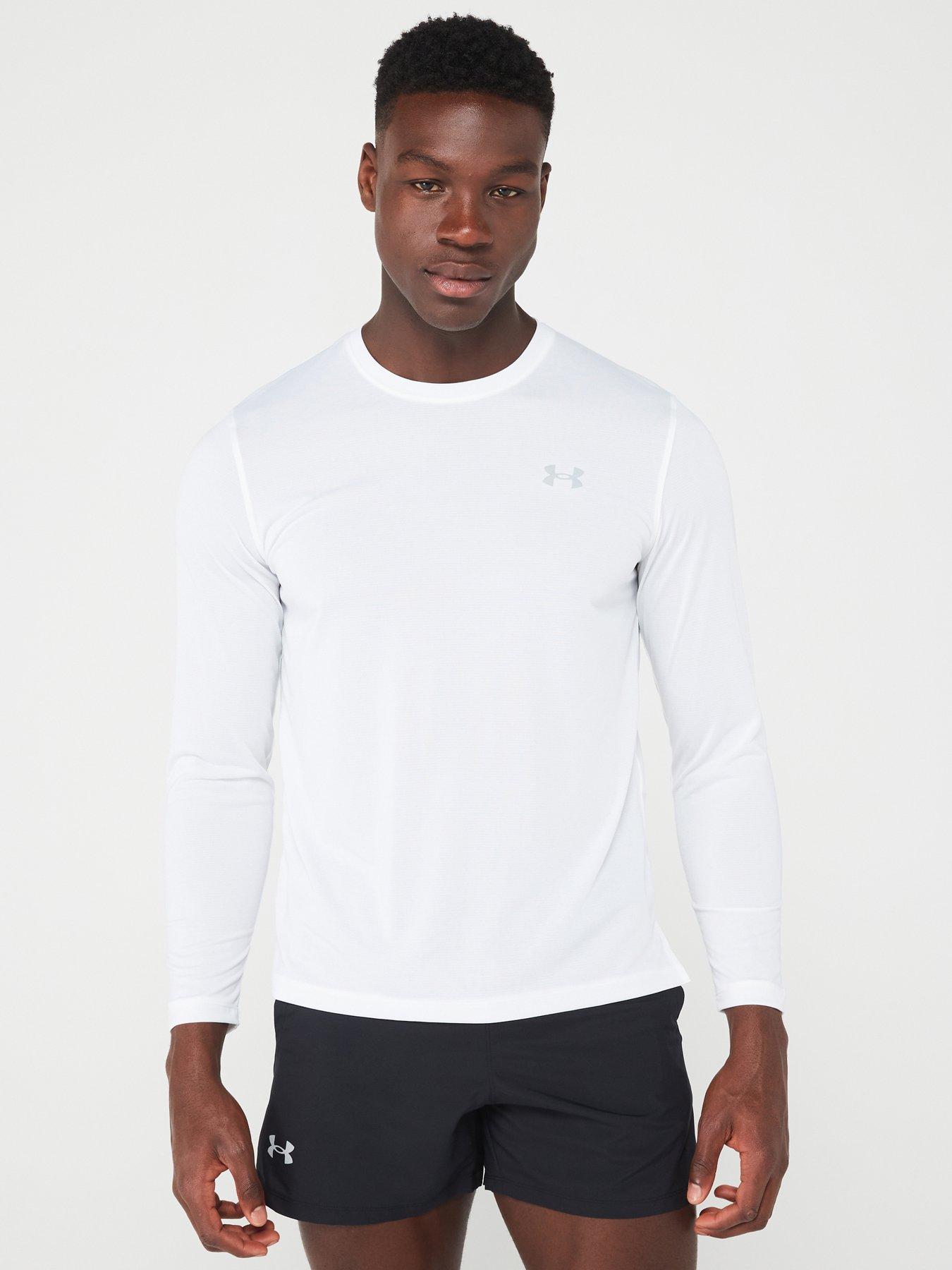 UNDER ARMOUR Mens Running Streaker Long Sleeve Top Black littlewoods