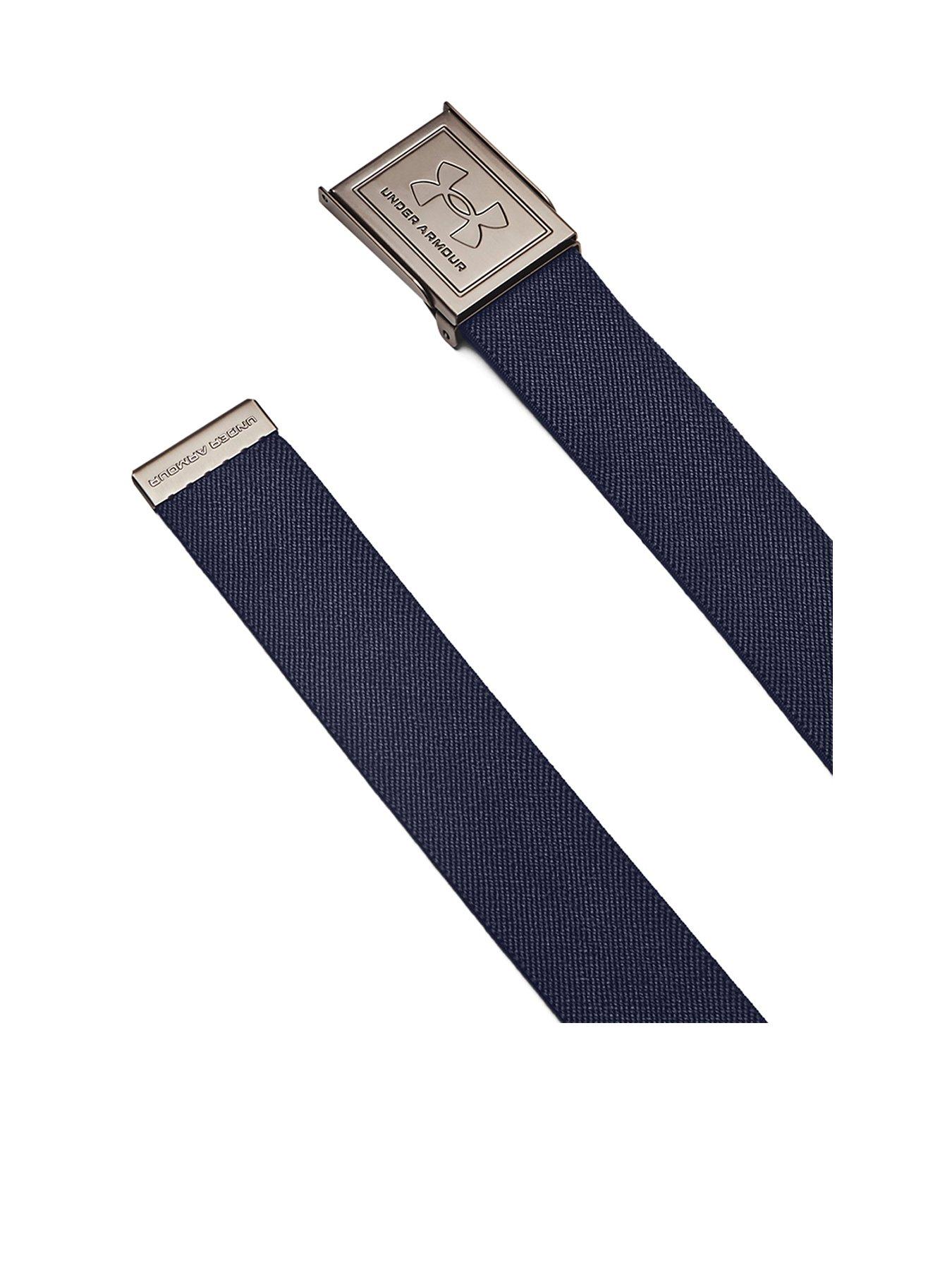 UNDER ARMOUR Mens Golf Stretch Webbing Belt - Navy