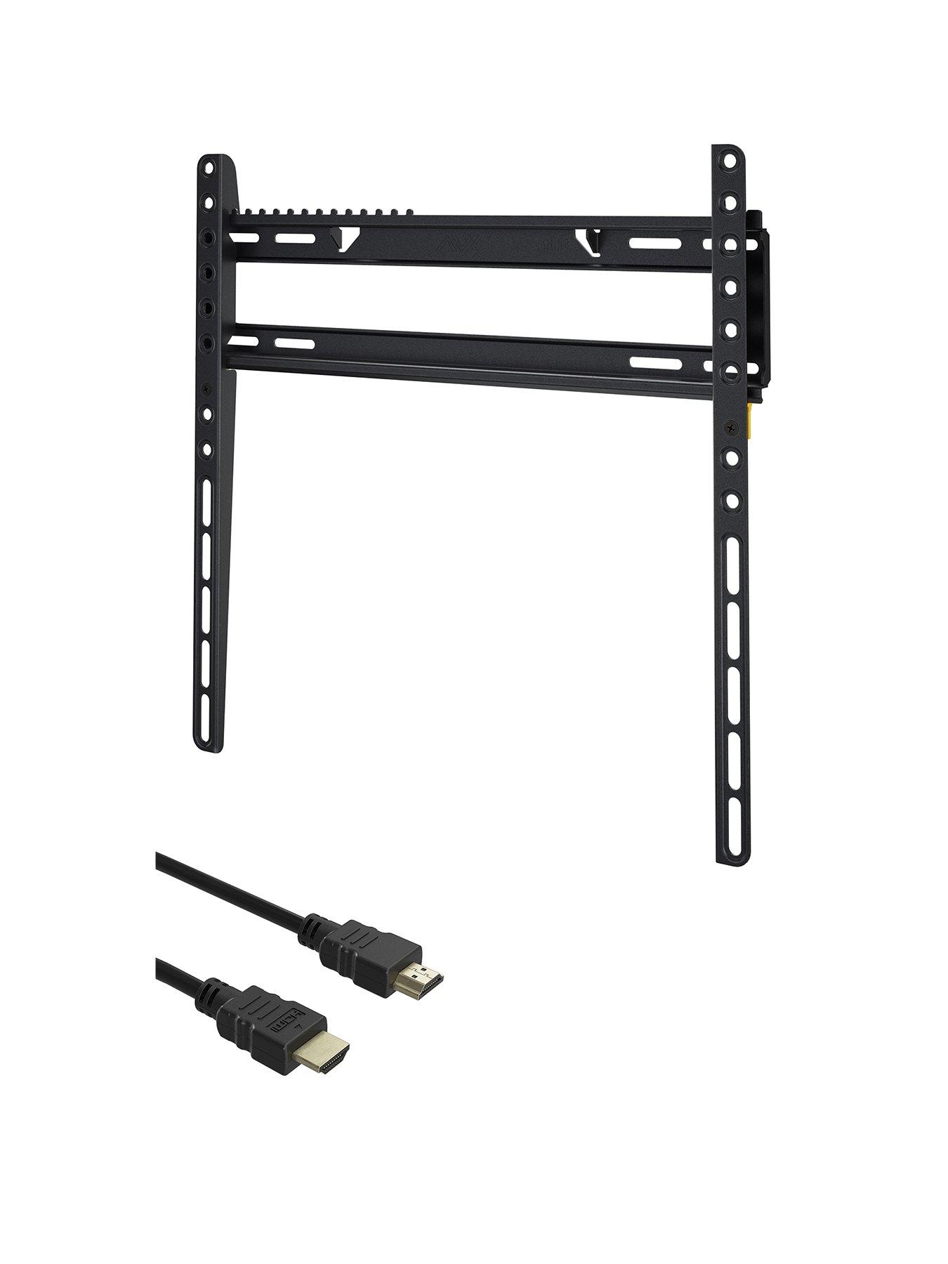 avf-ecomount-flat-to-wall-tv-mount-26-55-1m-hdmi-cable