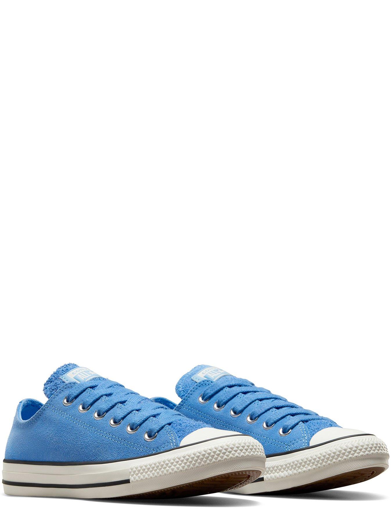  image of converse-womens-city-kicks-ox-trainers-light-blue