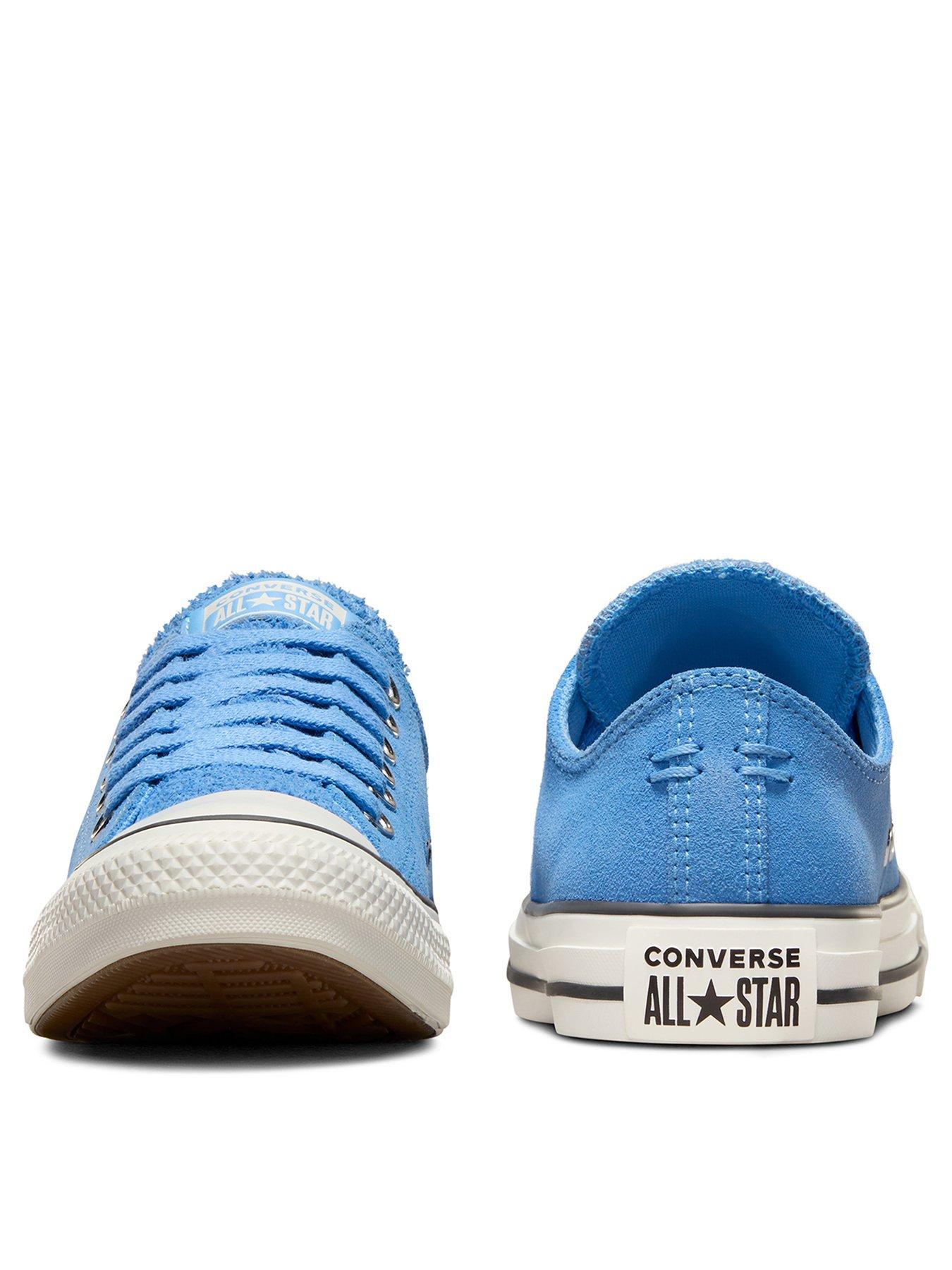  image of converse-womens-city-kicks-ox-trainers-light-blue