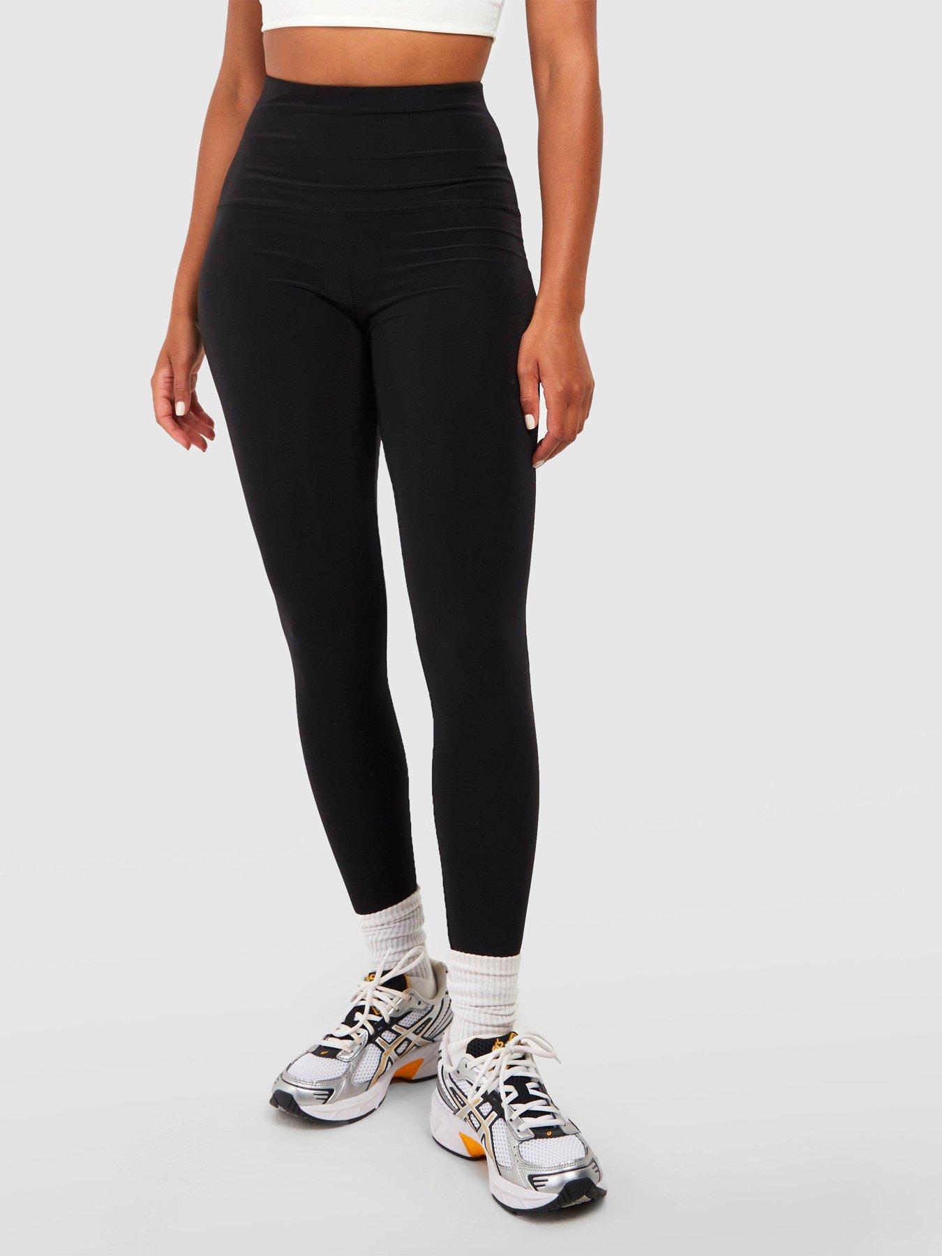 River Island High Waisted Leggings - Black