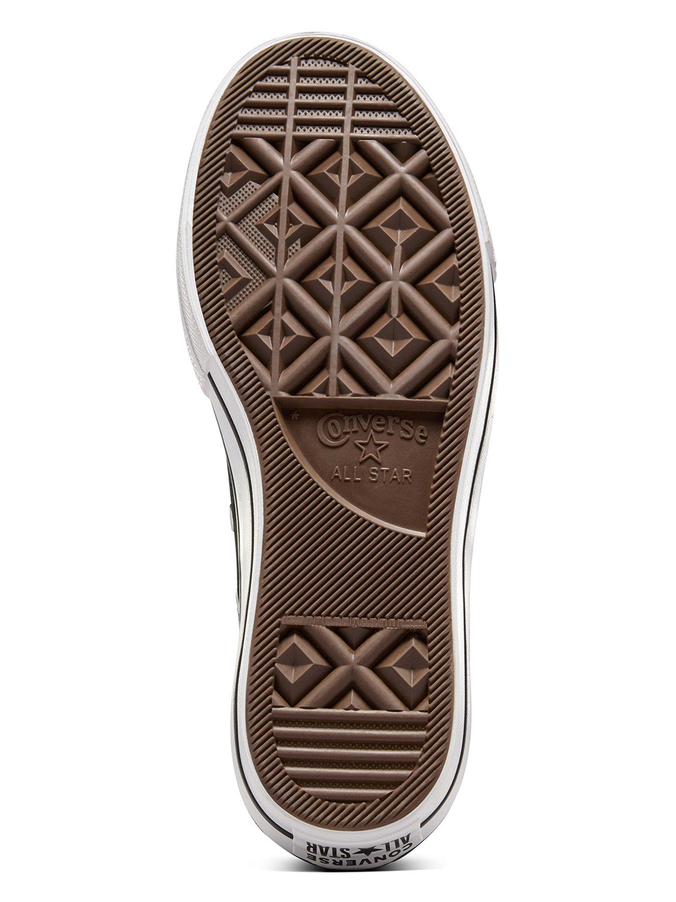 Image 5 of 8 of Converse Womens Lift Wide Foundation Ox Trainer - Black