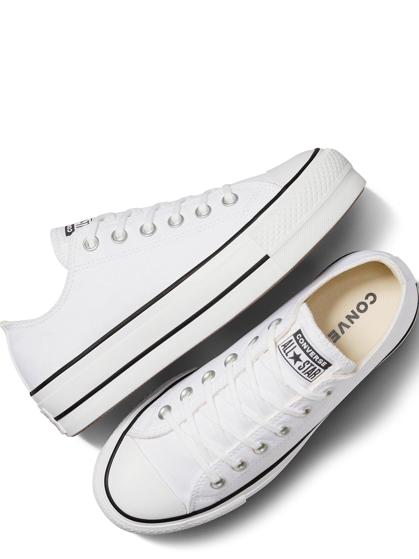  image of converse-womens-lift-wide-foundation-ox-trainers-whiteblack