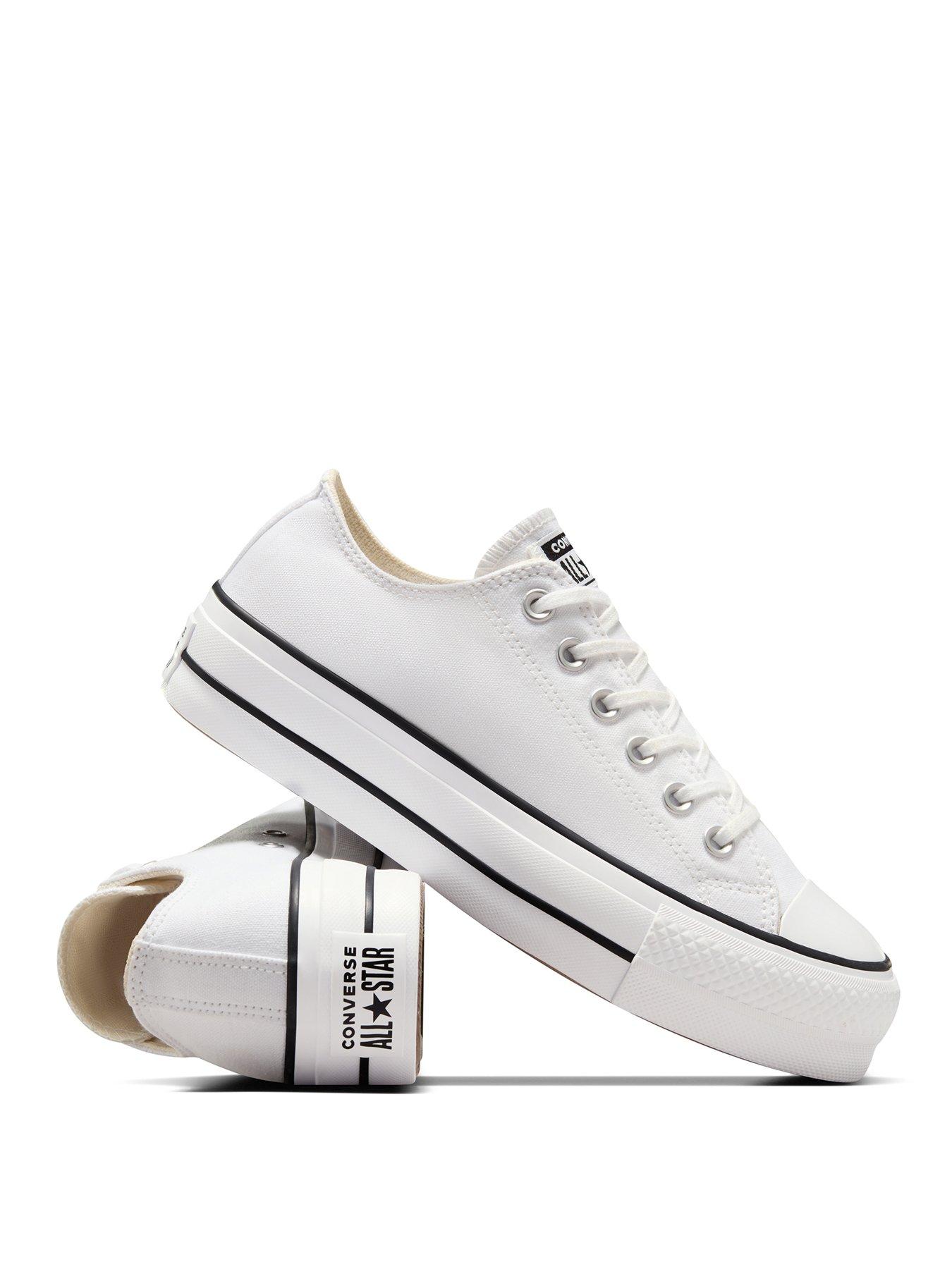  image of converse-womens-lift-wide-foundation-ox-trainers-whiteblack
