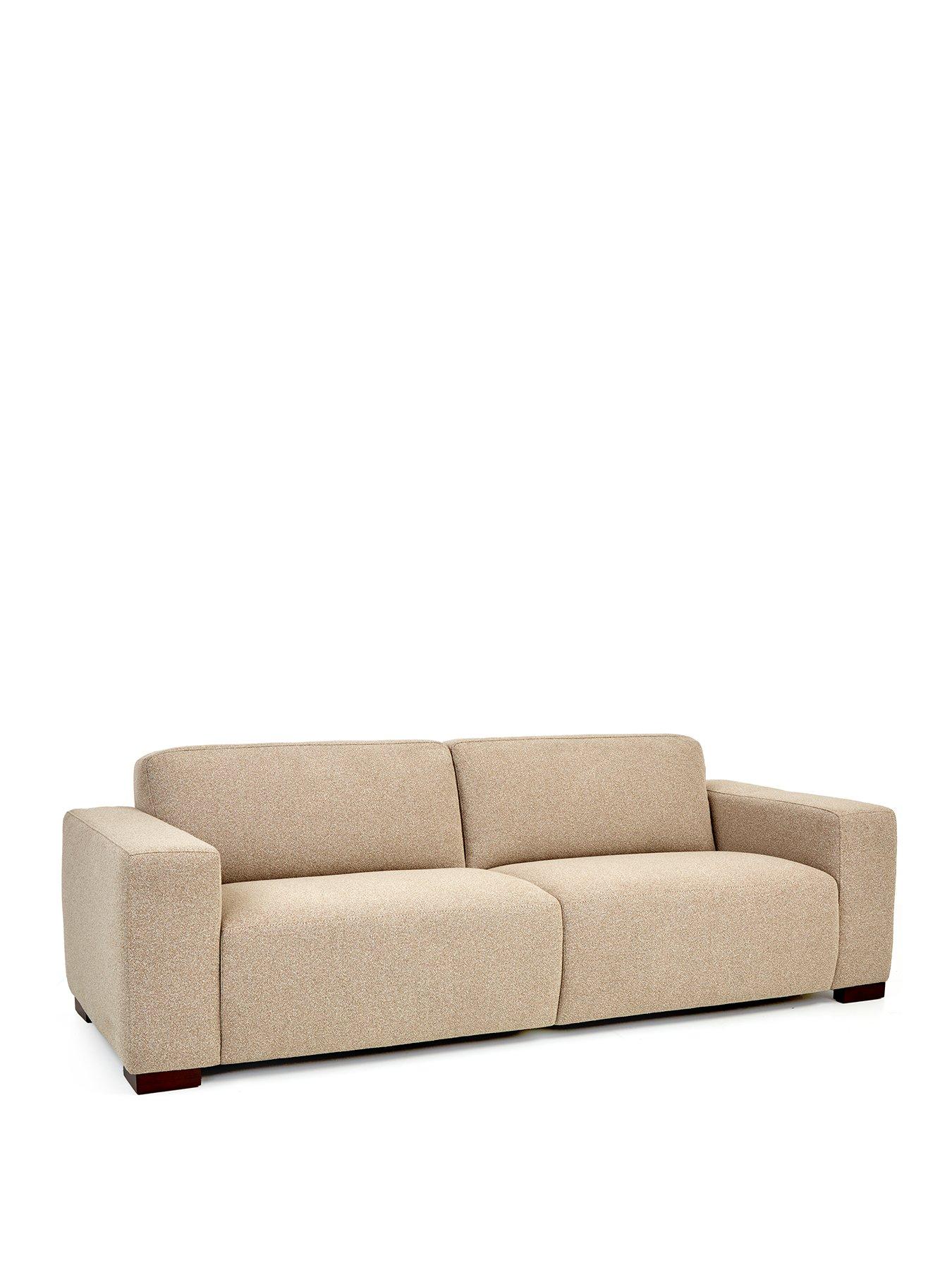 Image 3 of 7 of Michelle Keegan Home Cortes 3 Seater Fabric Sofa - Natural - FSC&reg; Certified