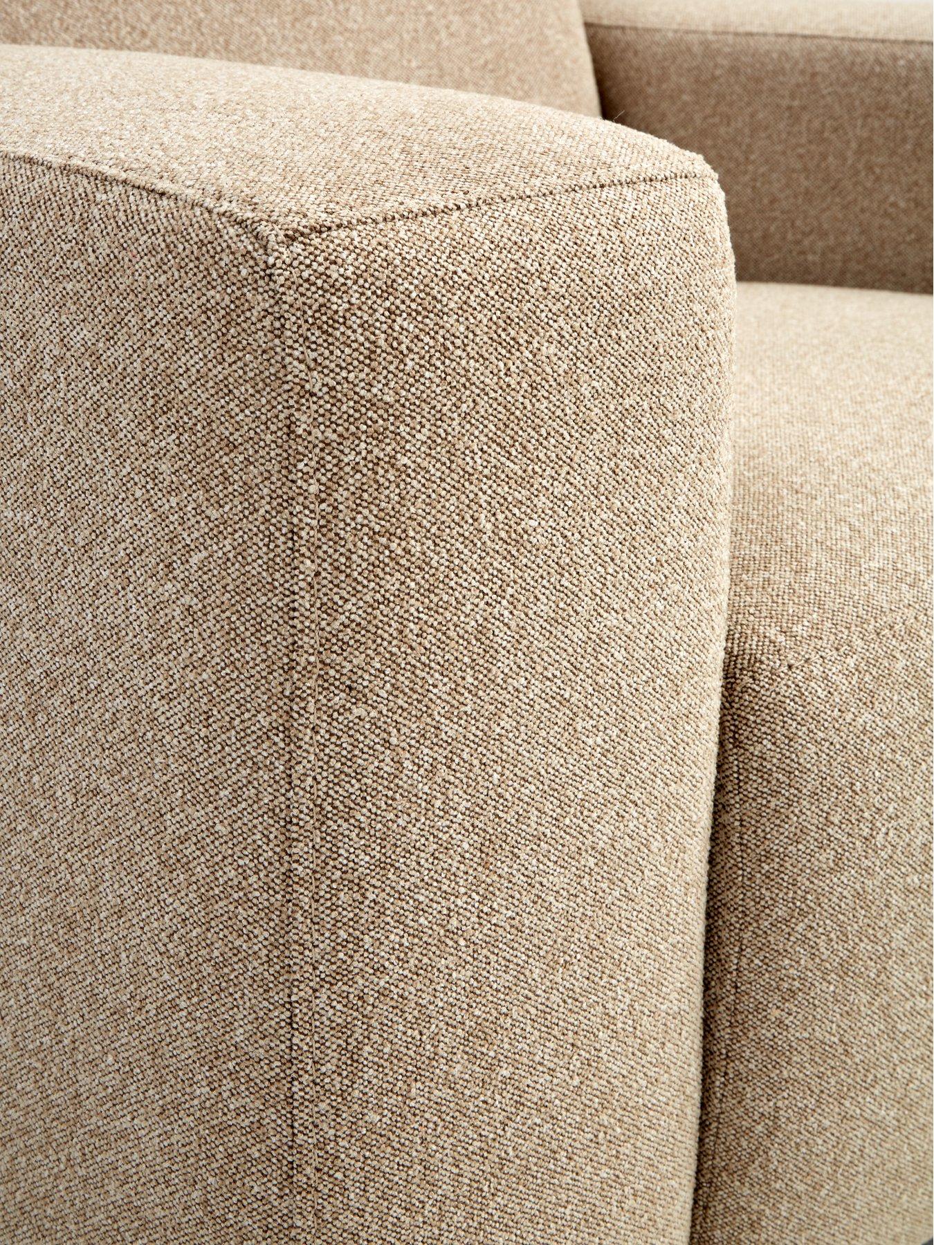  image of michelle-keegan-home-cortes-fabric-armchair-natural