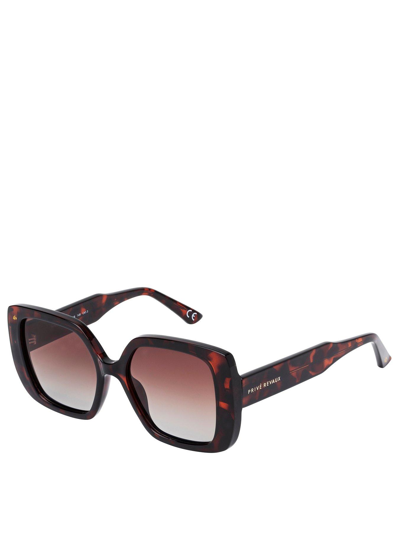 undefined So Famous Oversized Rounded Square Sunglass