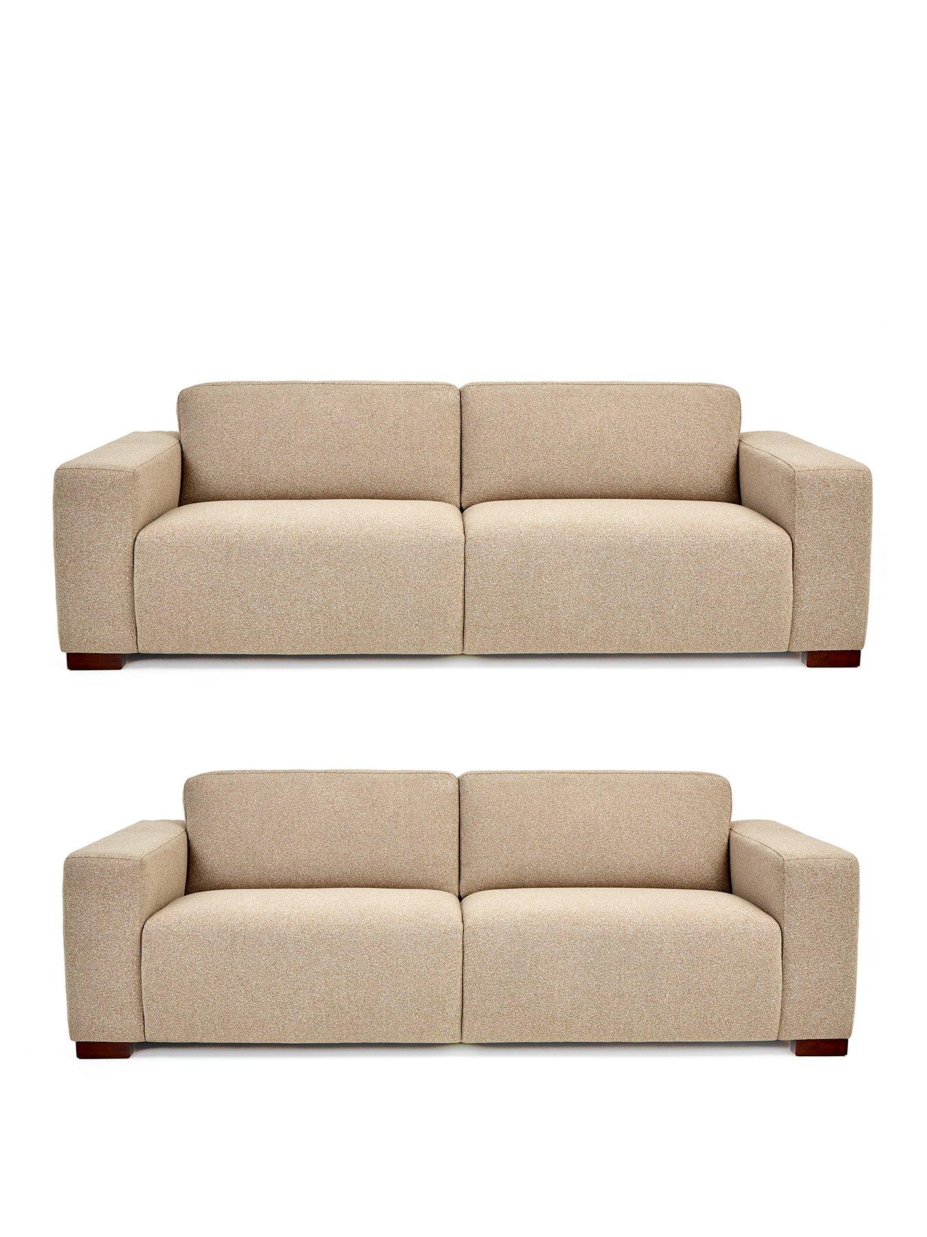 Image 2 of 7 of Michelle Keegan Home Cortes 3 + 2 Seater Fabric Sofa Set (Buy and SAVE!) - FSC&reg; Certified