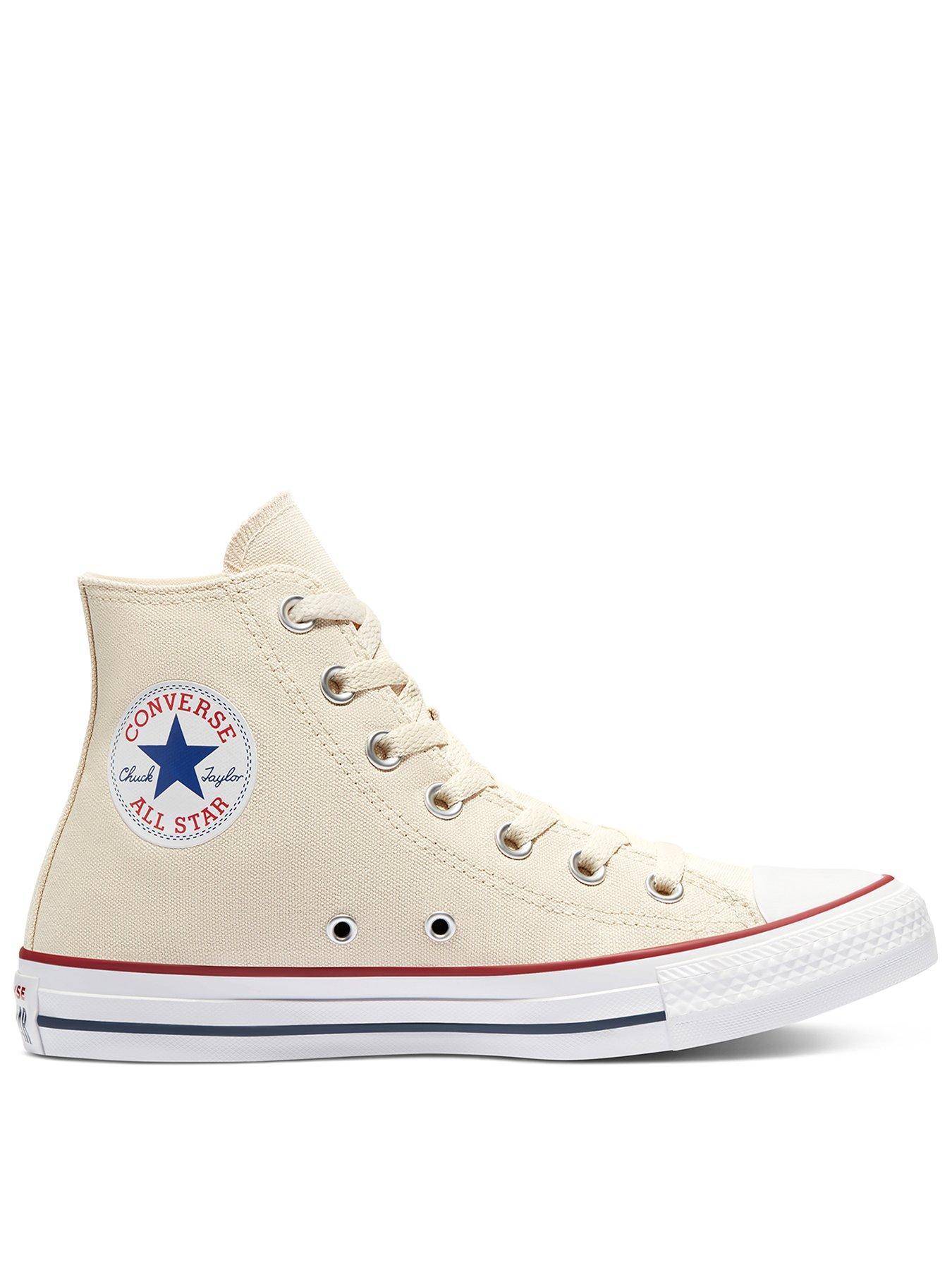 Converse Hi Top Trainers Off White littlewoods