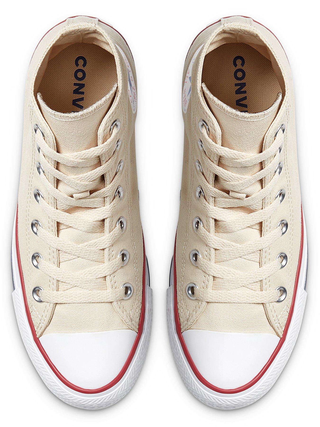 Converse Hi Top Trainers Off White Littlewoods