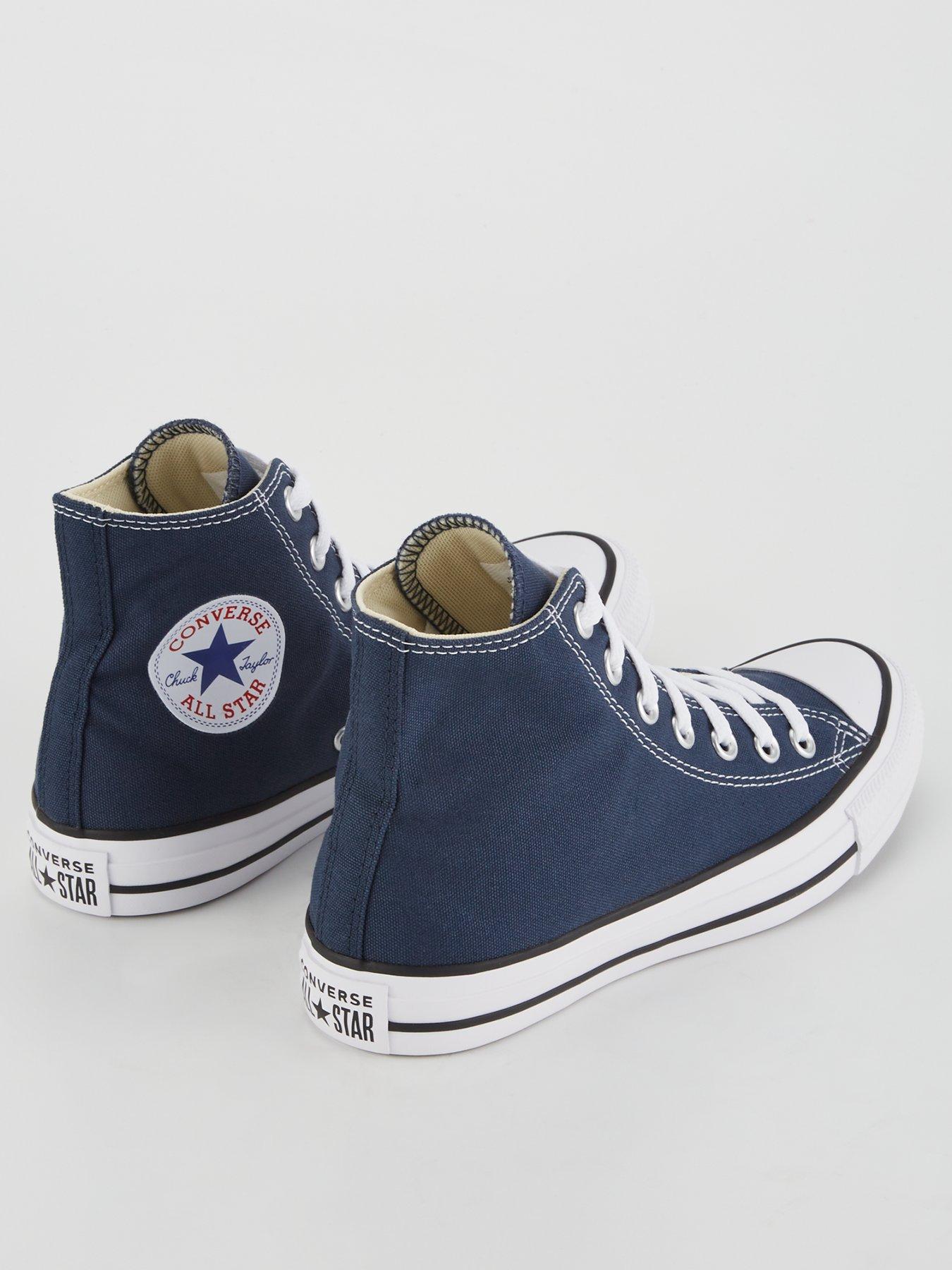 Image 3 of 7 of Converse Unisex Hi Top Trainers - Navy