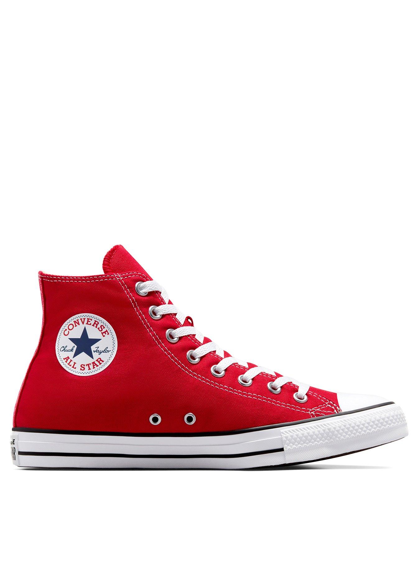 converse-unisex-hi-top-trainers-red