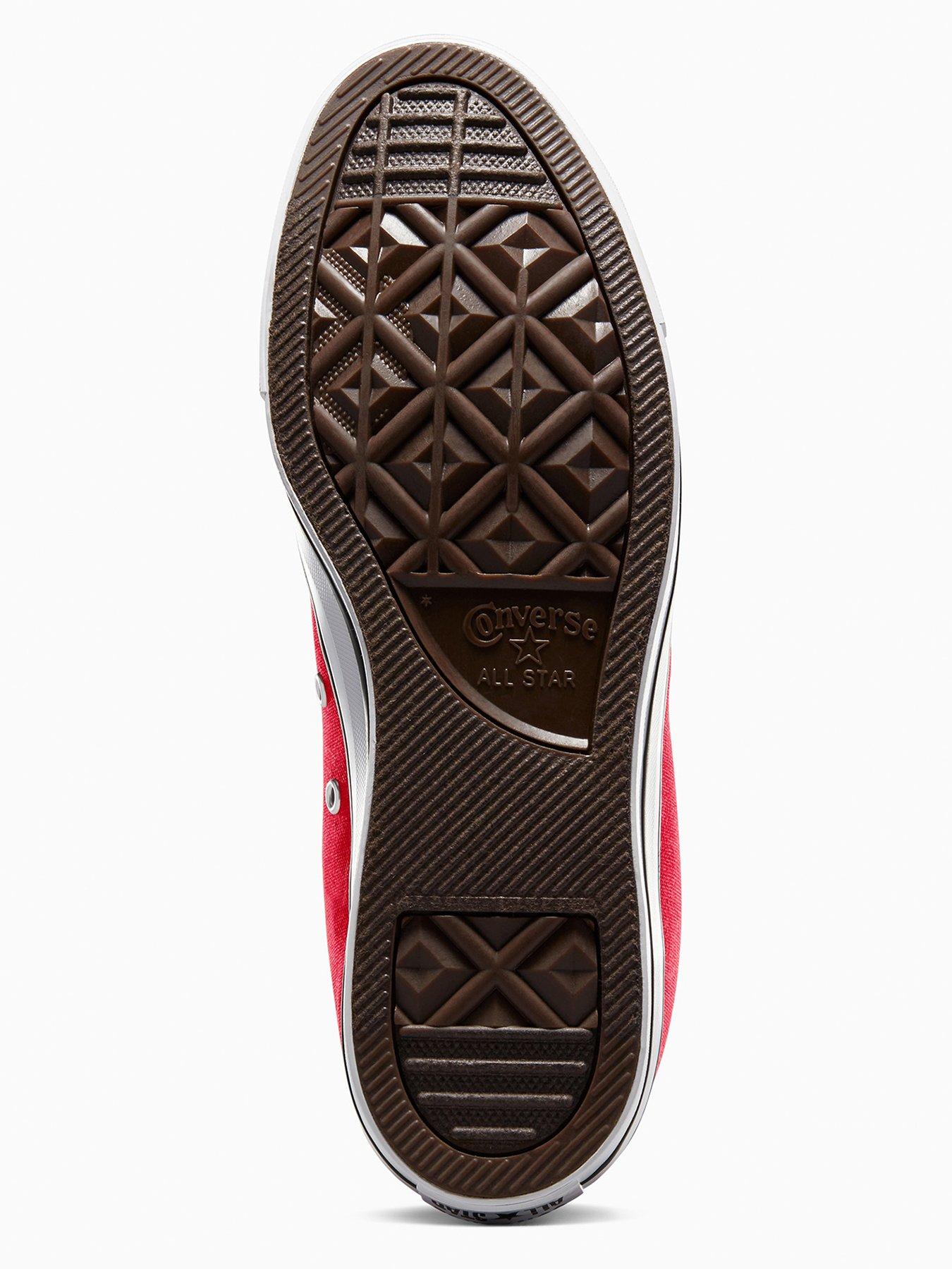Image 5 of 7 of Converse Unisex Hi Top Trainers - Red