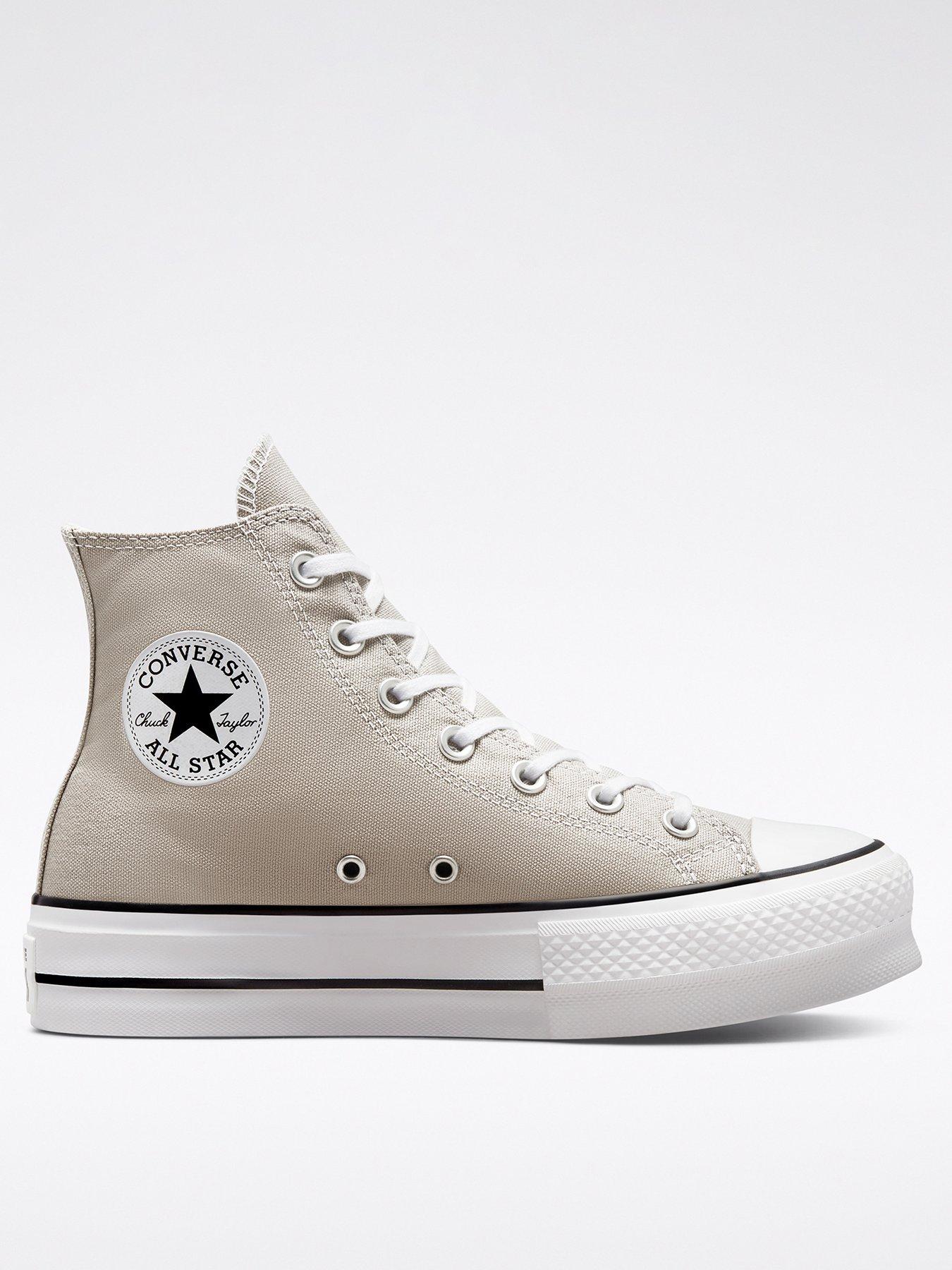 Beige shop converse womens