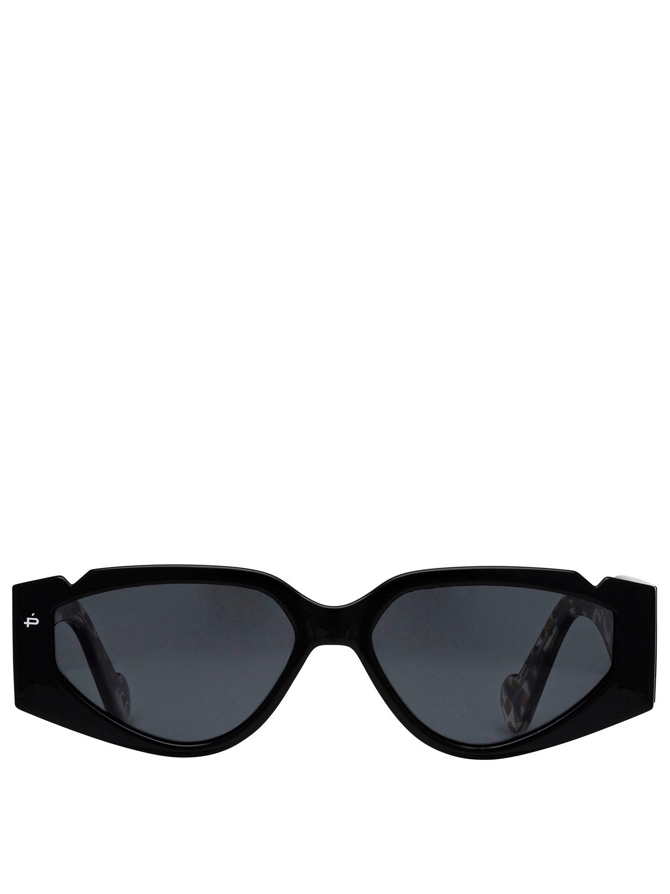 Image 2 of 3 of Prive Revaux Miracle Miles Small Frame Sunglasses - Black