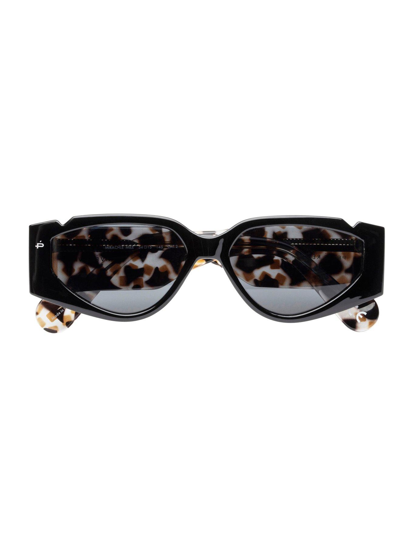 Image 3 of 3 of Prive Revaux Miracle Miles Small Frame Sunglasses - Black
