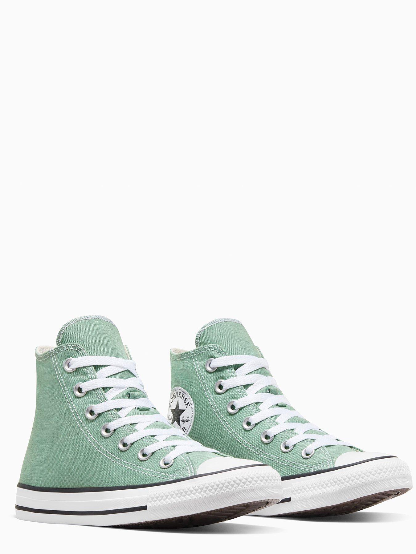 Mint green converse womens best sale