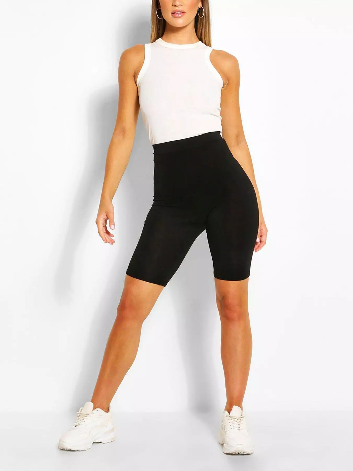 Boohoo High Waisted Fleece Lined Leggings - Black