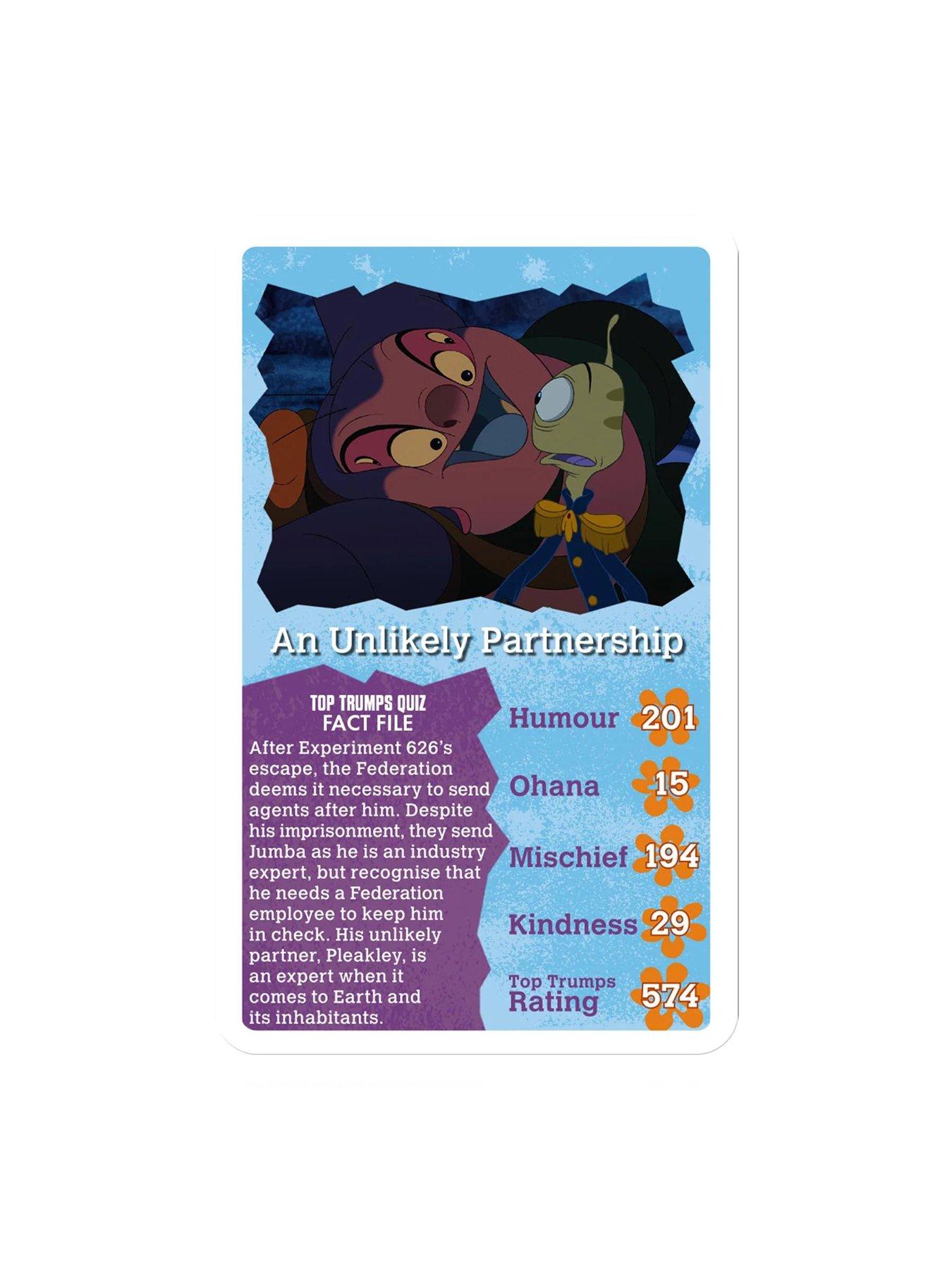  image of top-trumps-lilo-ampnbspstitch-30nbspmovie-moments-top-trumps-card-game