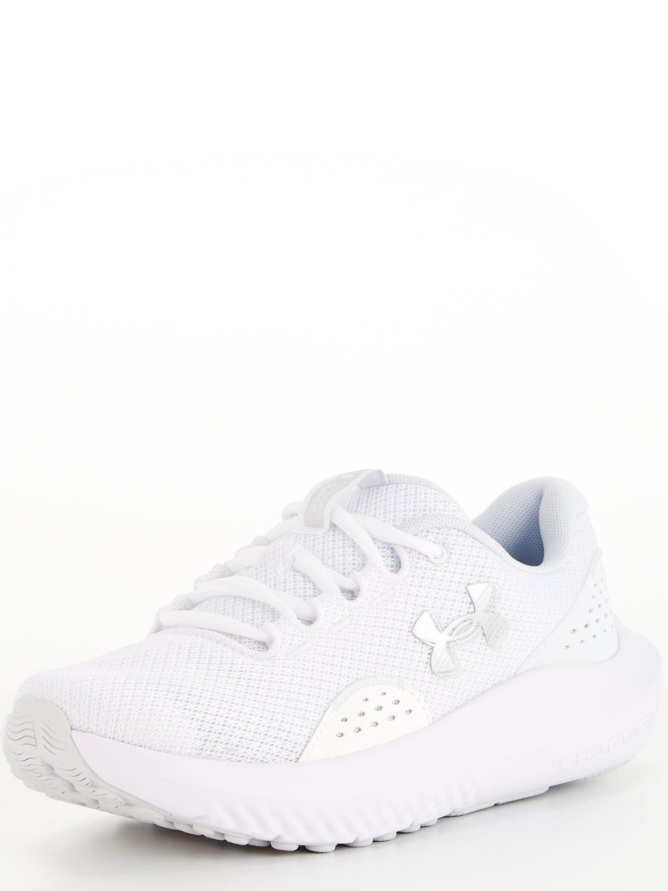  image of under-armour-womens-running-charged-surge-4-trainers-white
