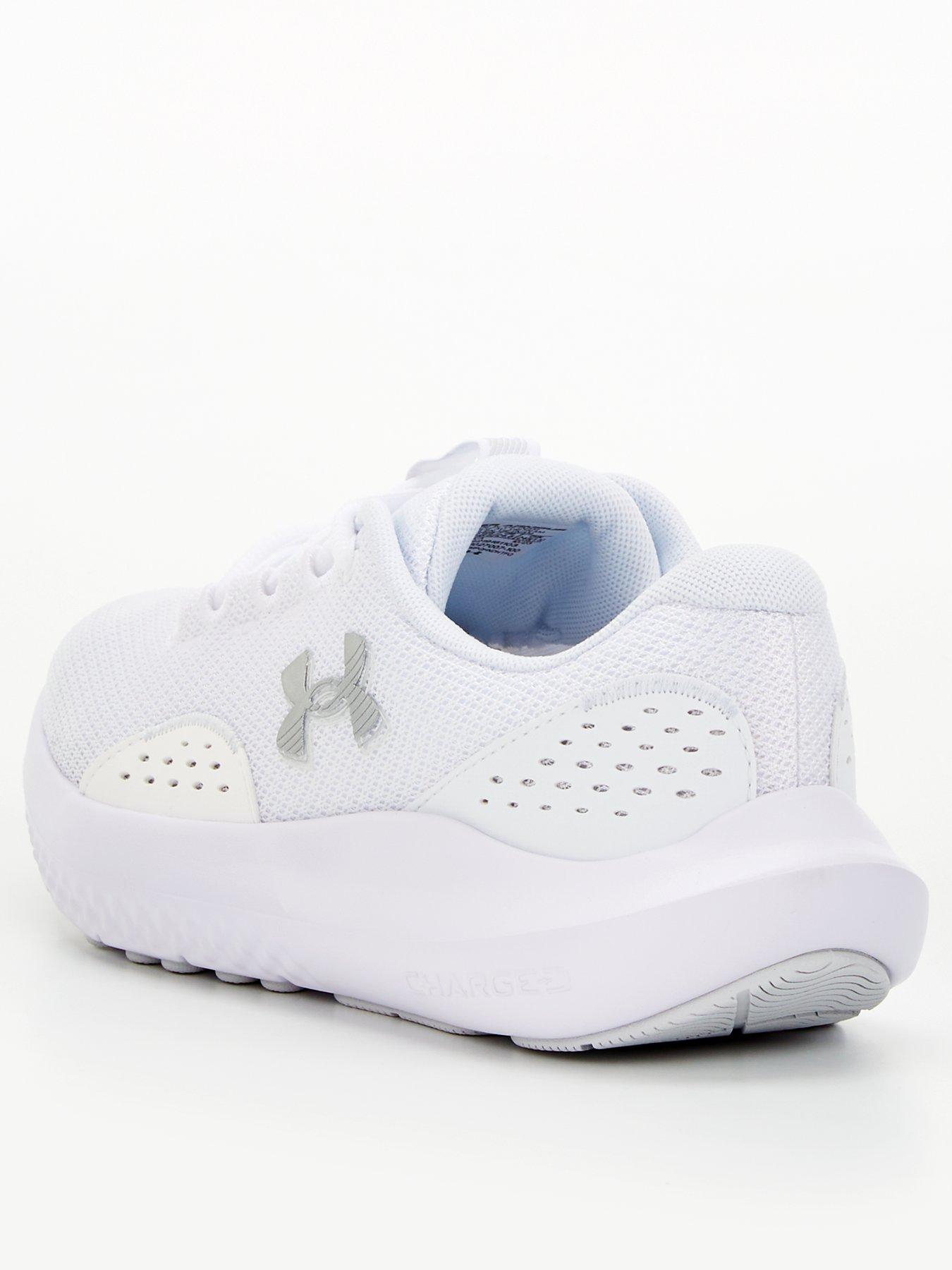 Image 3 of 7 of UNDER ARMOUR Women's Running Charged Surge 4 Trainers - White