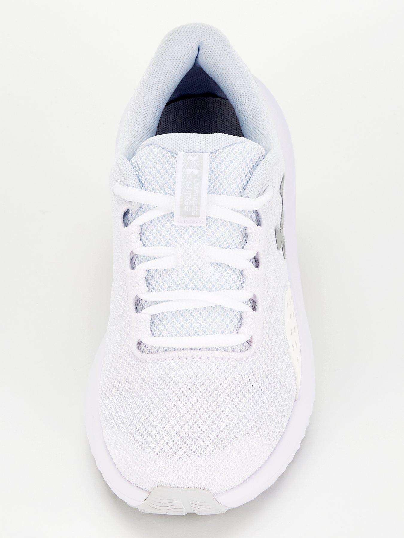  image of under-armour-womens-running-charged-surge-4-trainers-white
