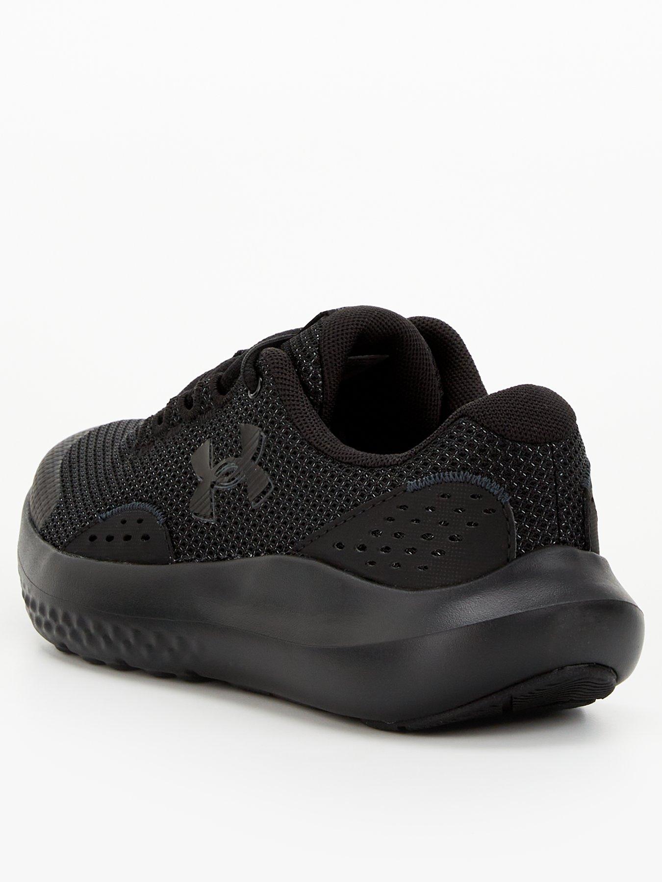 Image 3 of 7 of UNDER ARMOUR Junior Boys Running Surge 4 Trainers - Black