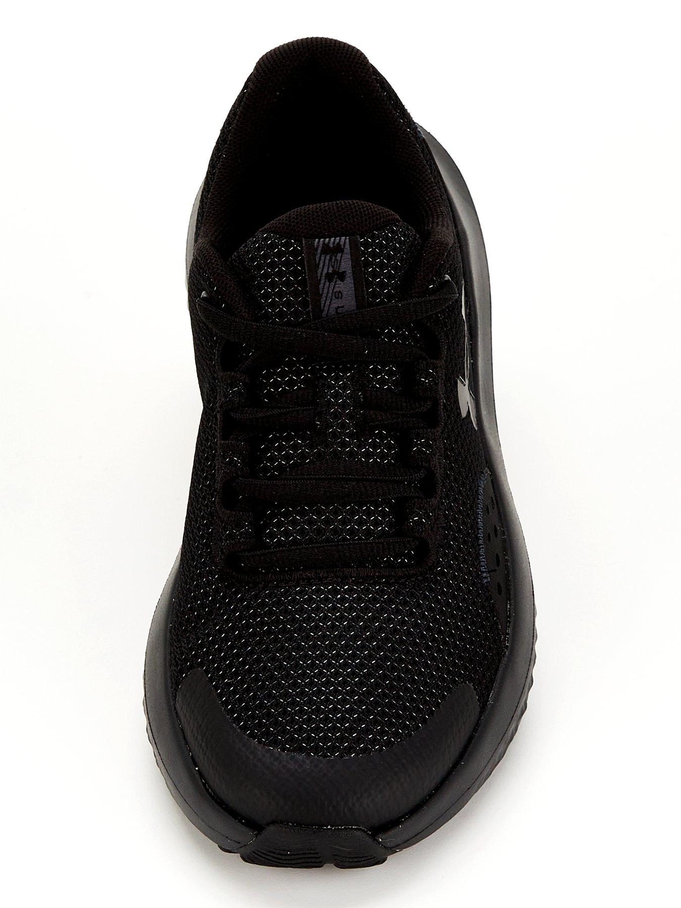 Image 4 of 7 of UNDER ARMOUR Junior Boys Running Surge 4 Trainers - Black